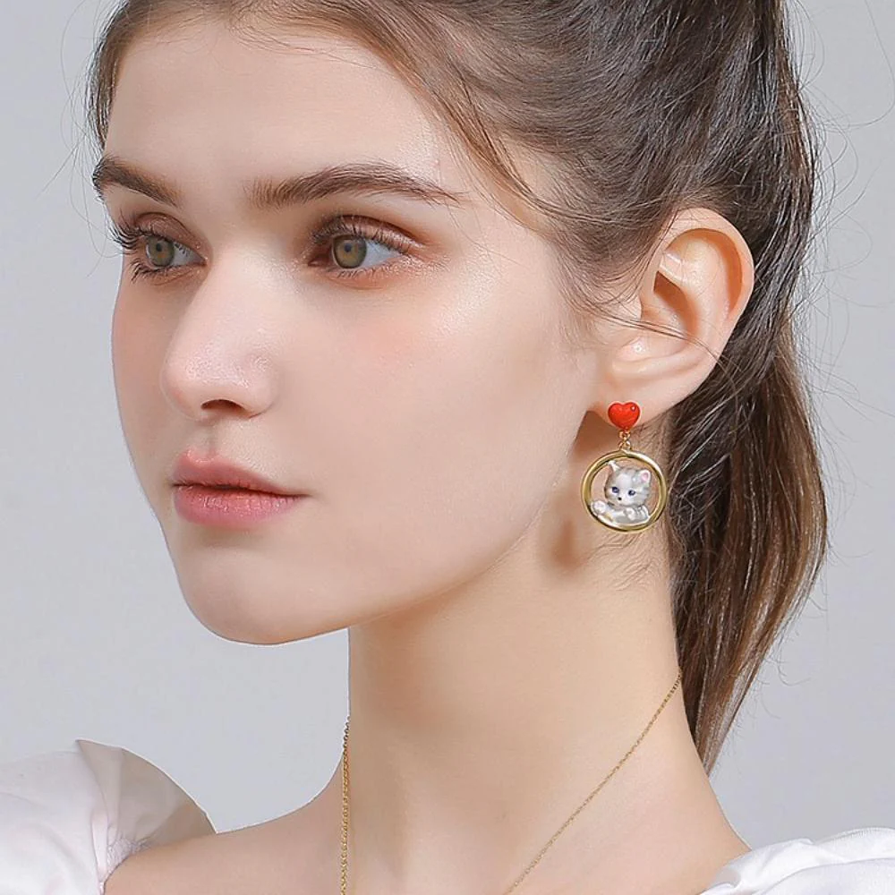 American Shorthair Cat Earrings - Image 5