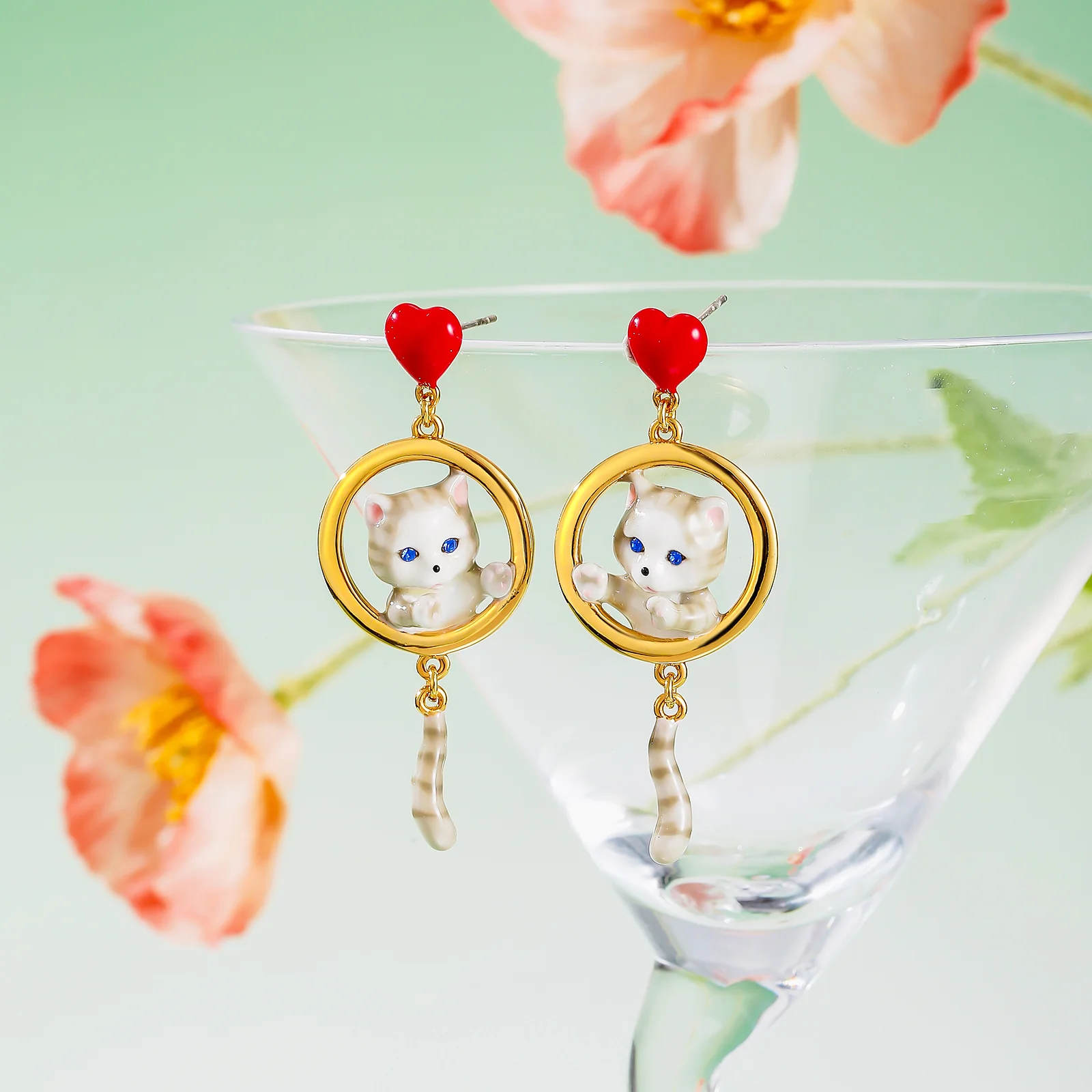 American Shorthair Cat Earrings - Image 3