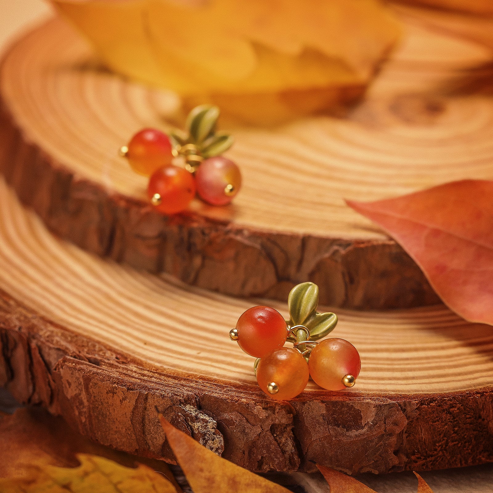 Berry Stud Earrings - Image 6