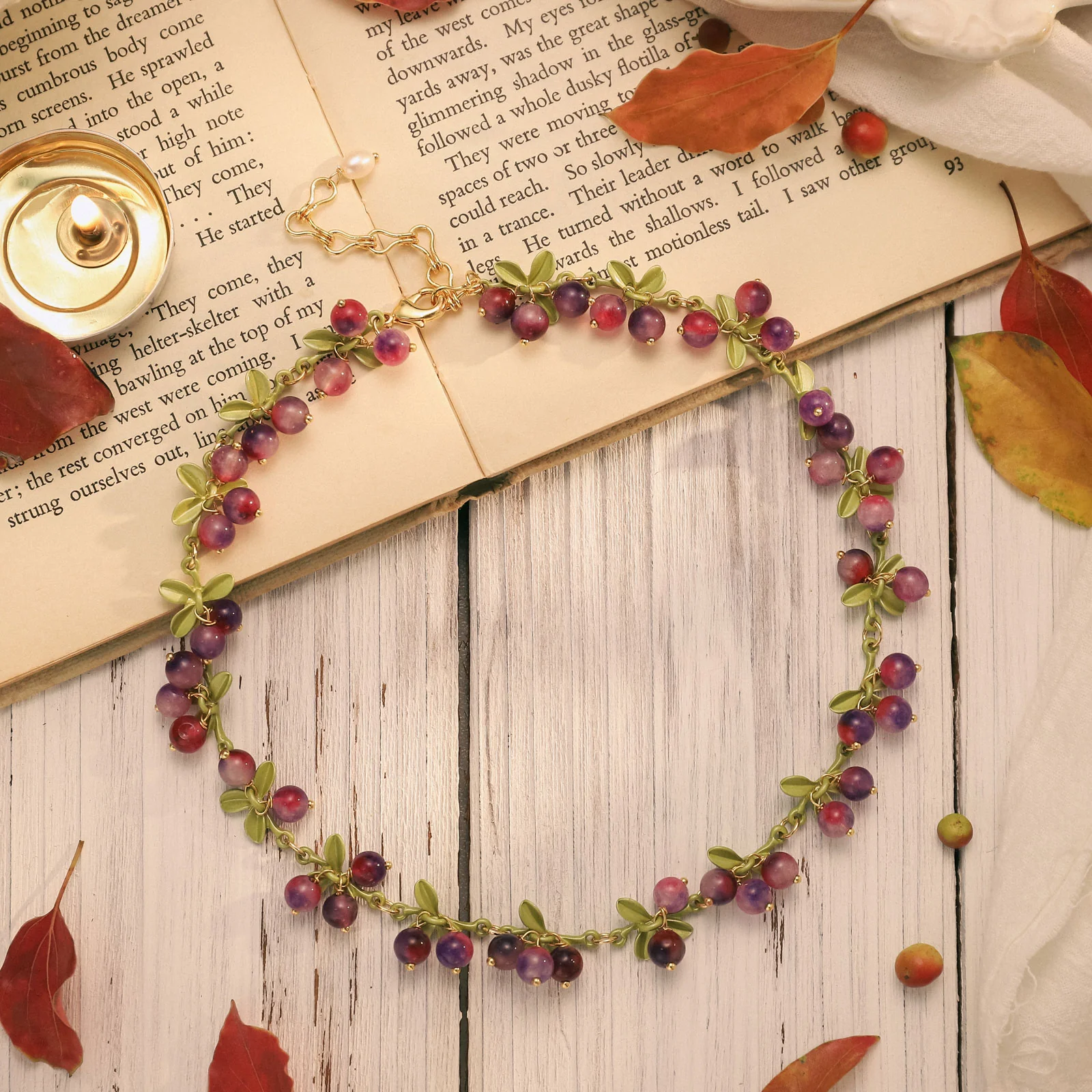 Purple Berry Necklace - Image 3
