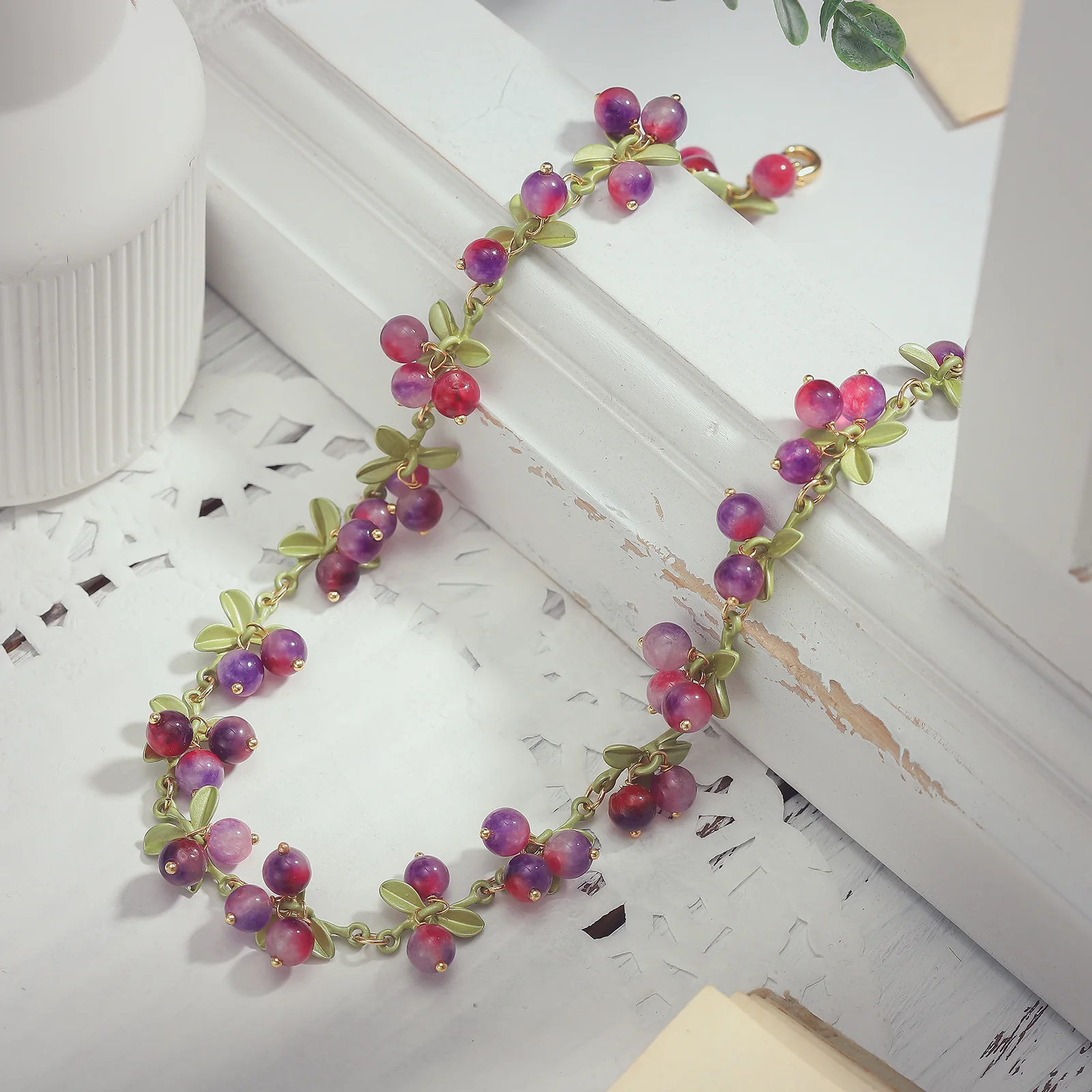 Purple Berry Necklace - Image 5