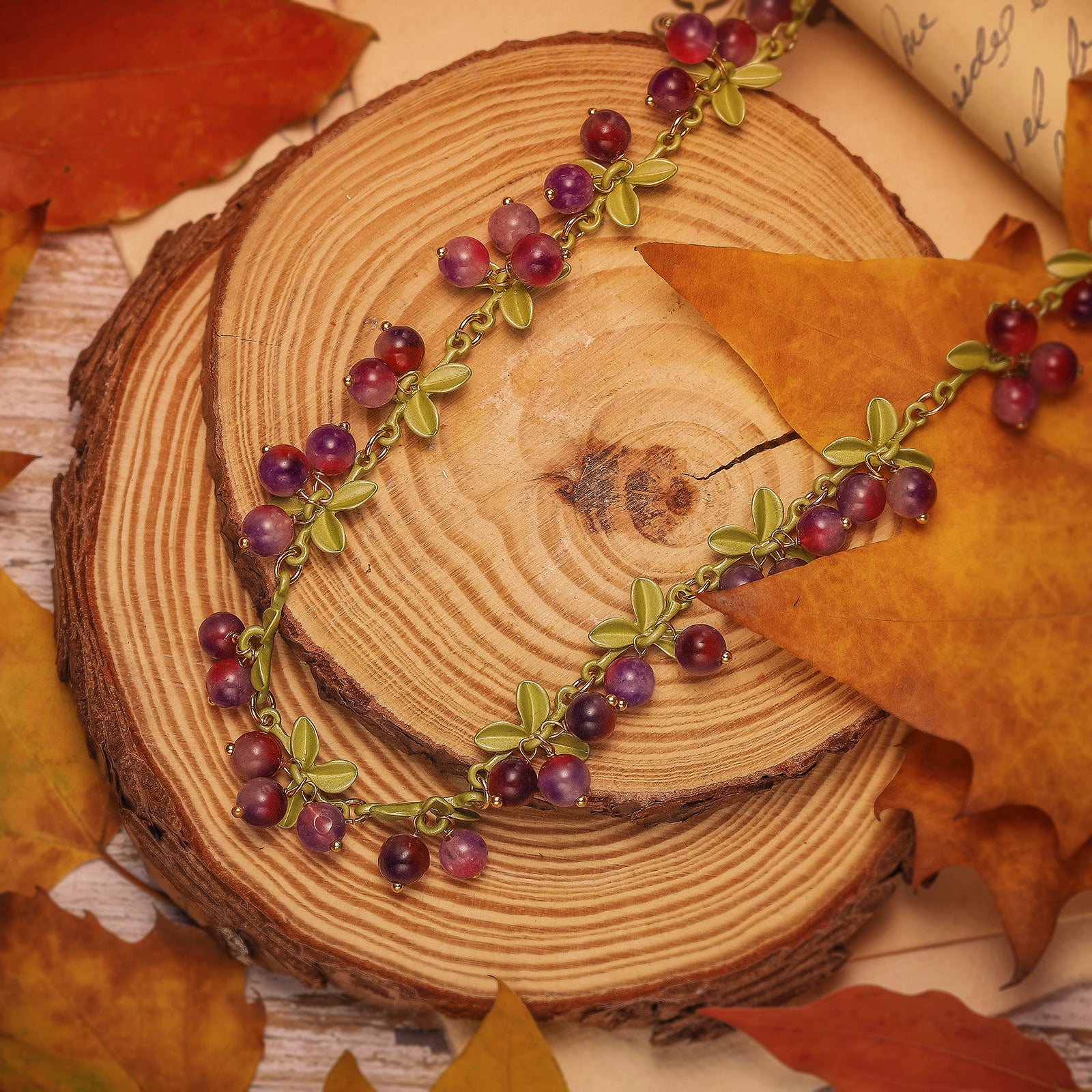 Purple Berry Necklace - Image 6