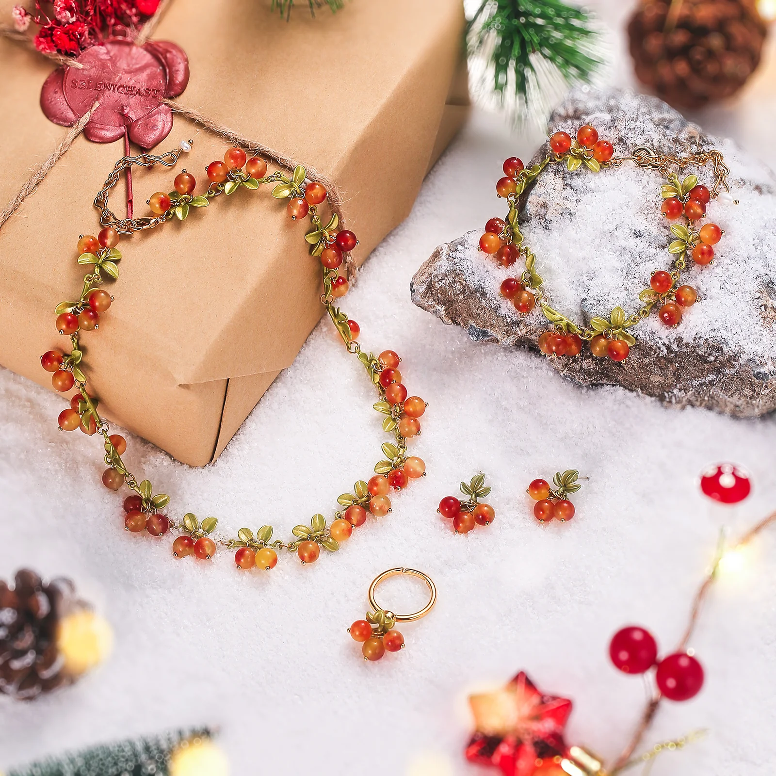 Berry Stud Earrings - Image 12