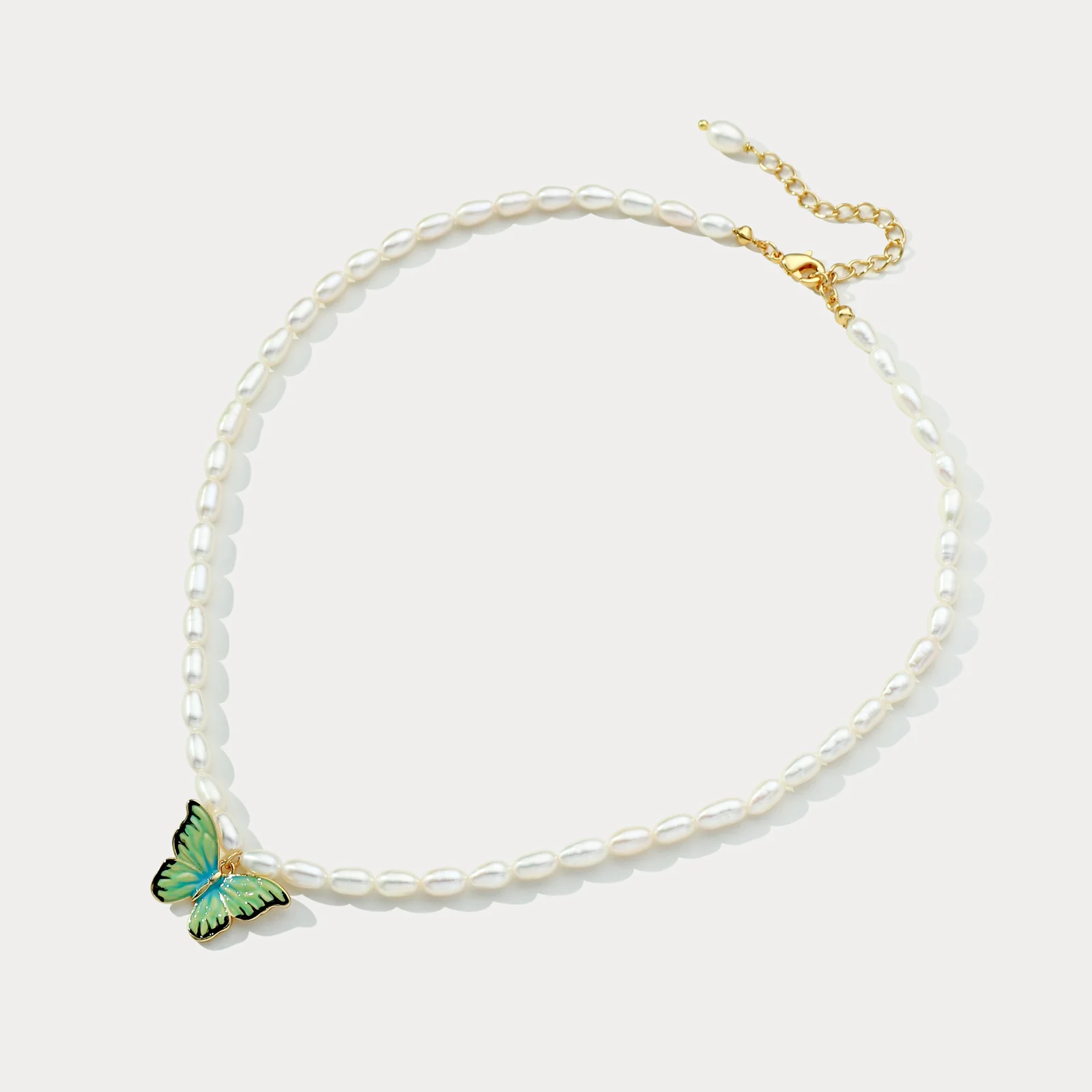 Butterfly Pearl Necklace - Image 12