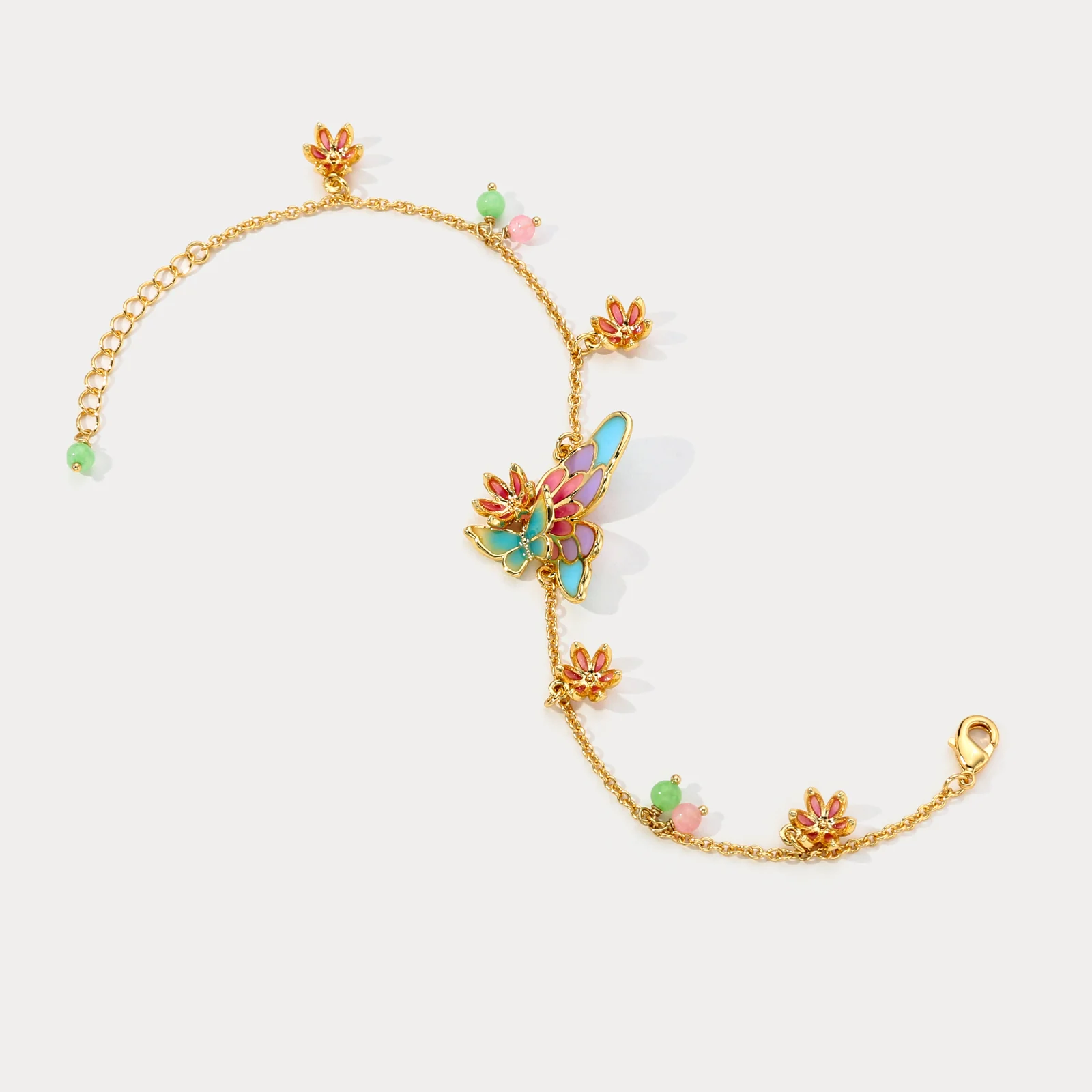 Butterfly Charm Bracelet - Image 4