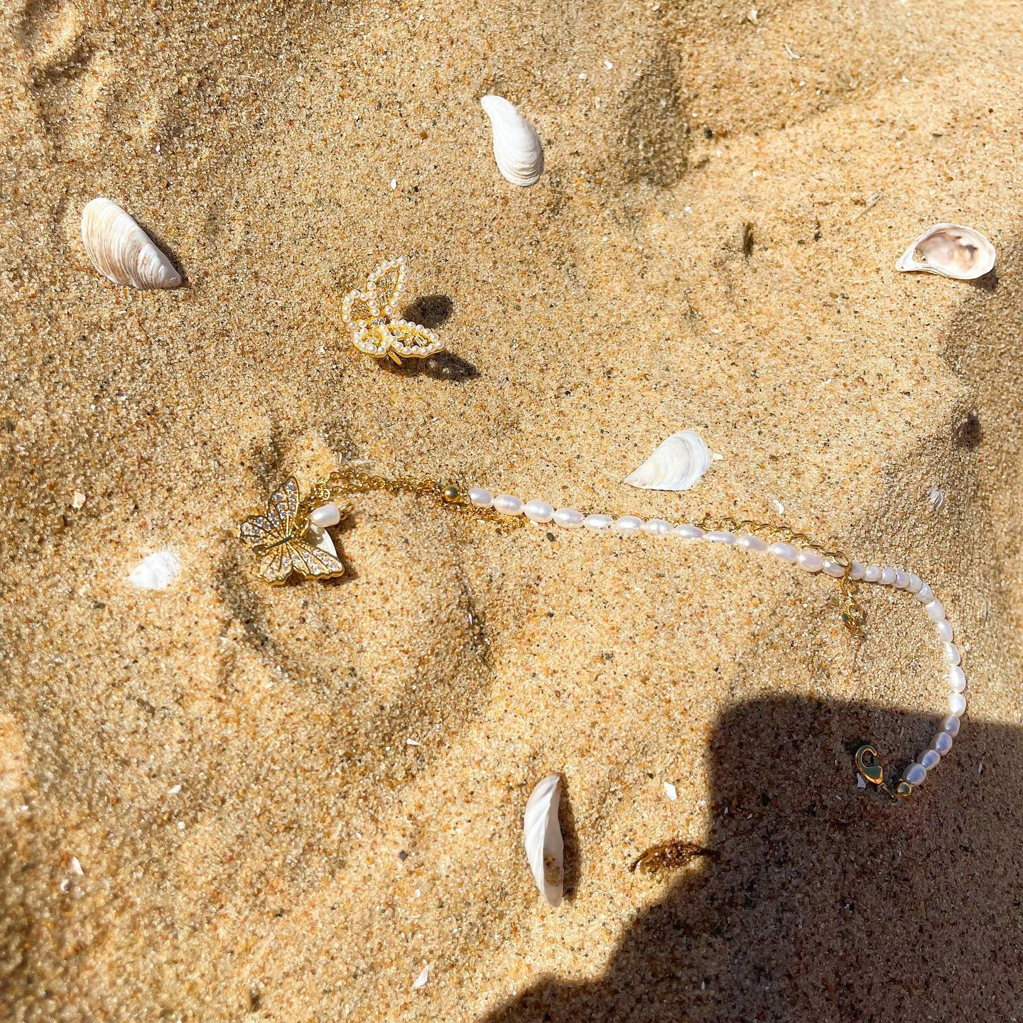 Butterfly Pearl Necklace - Image 20