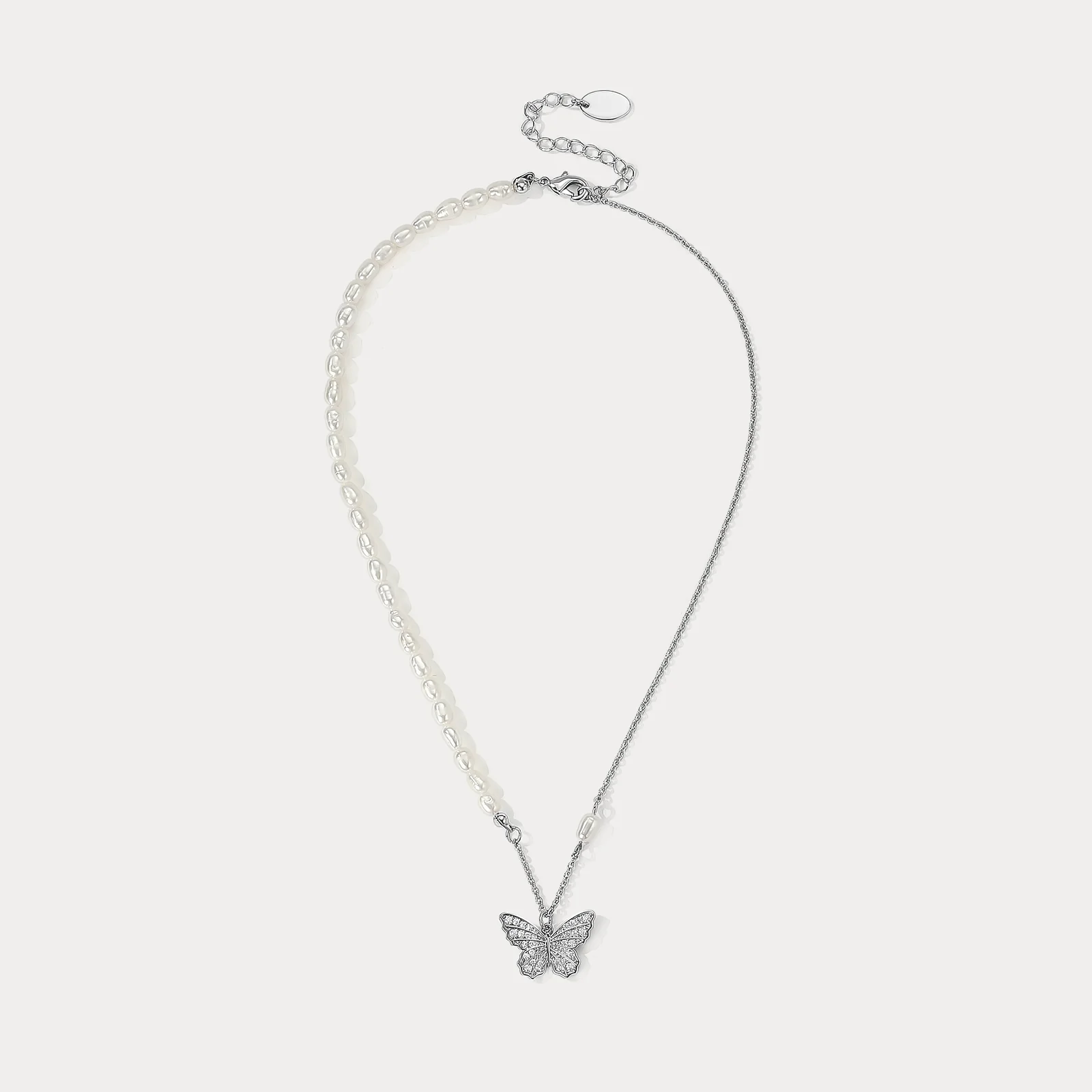 Butterfly Pearl Necklace - Image 31