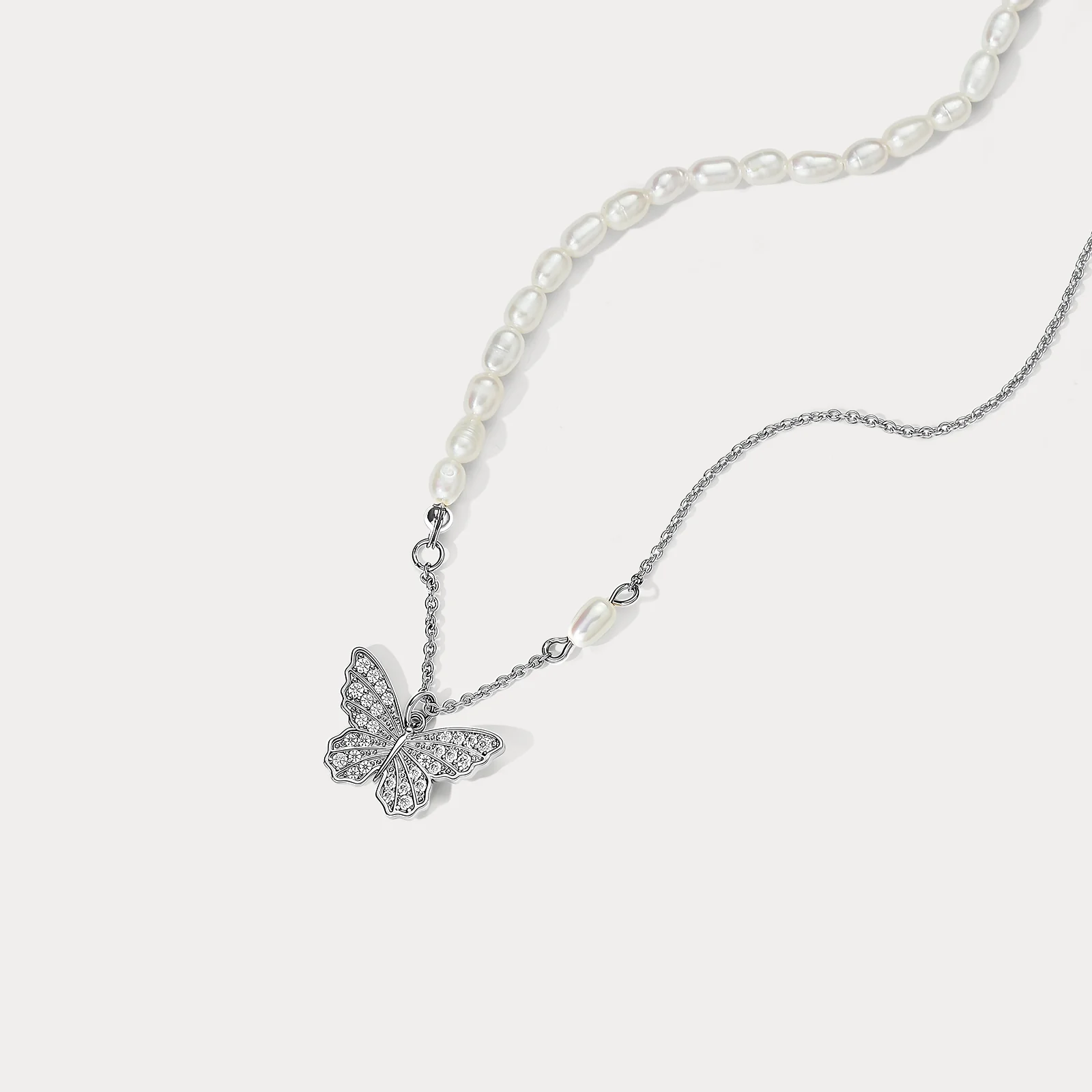 Butterfly Pearl Necklace - Image 32