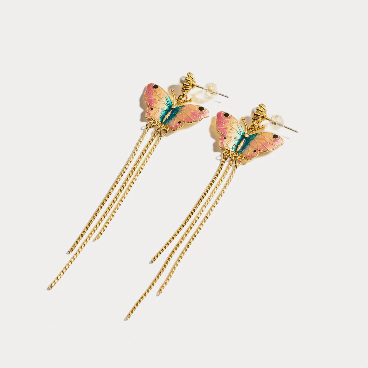 Butterfly Tassel Earrings - Image 6