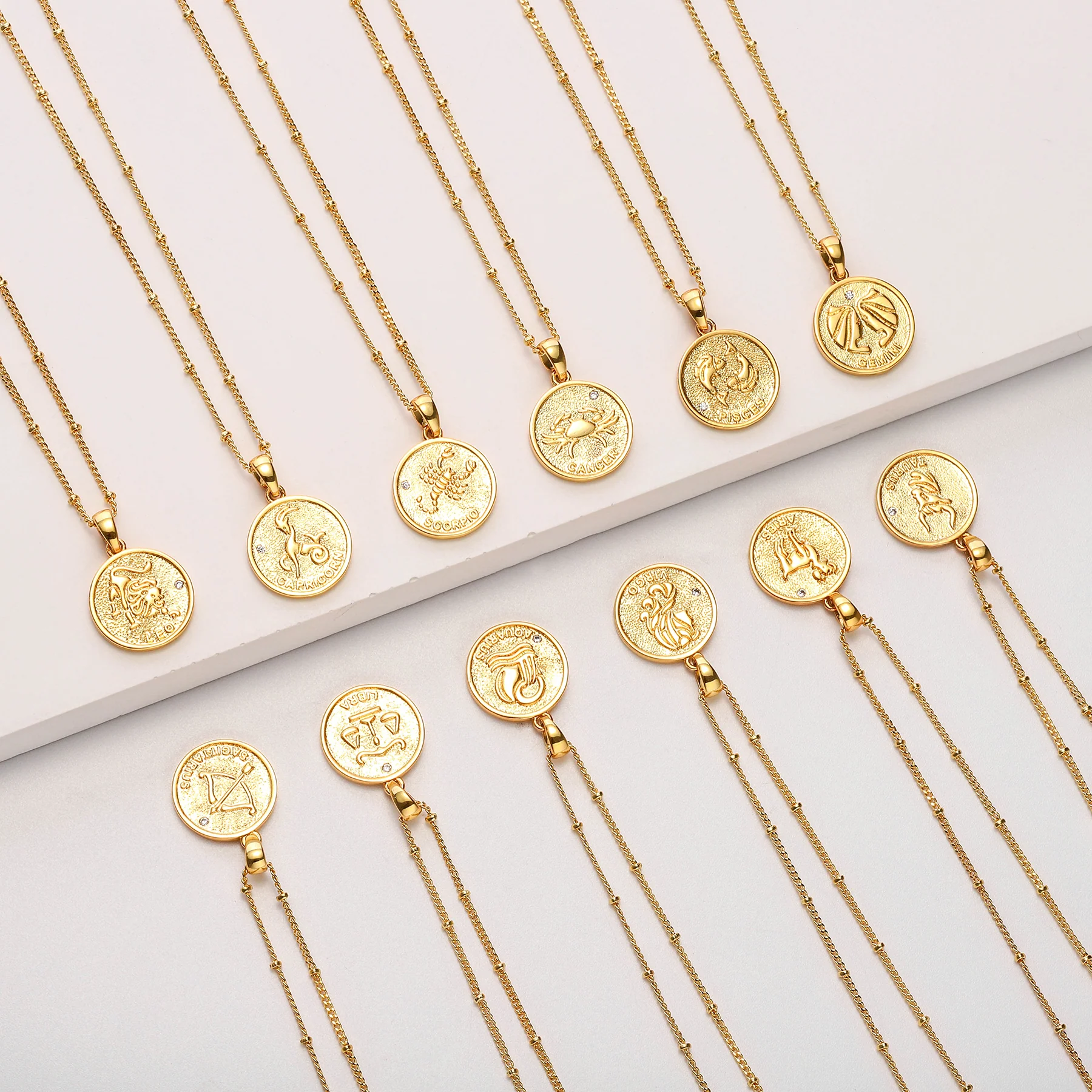 Constellation Coin Pendant Necklace - Image 6