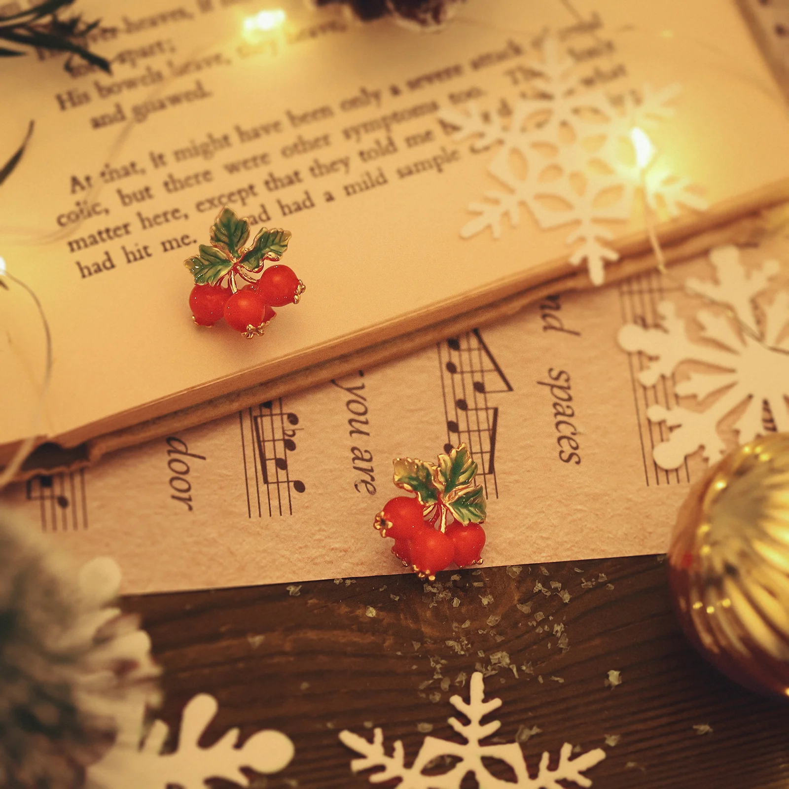 Cranberry Earrings - Image 3