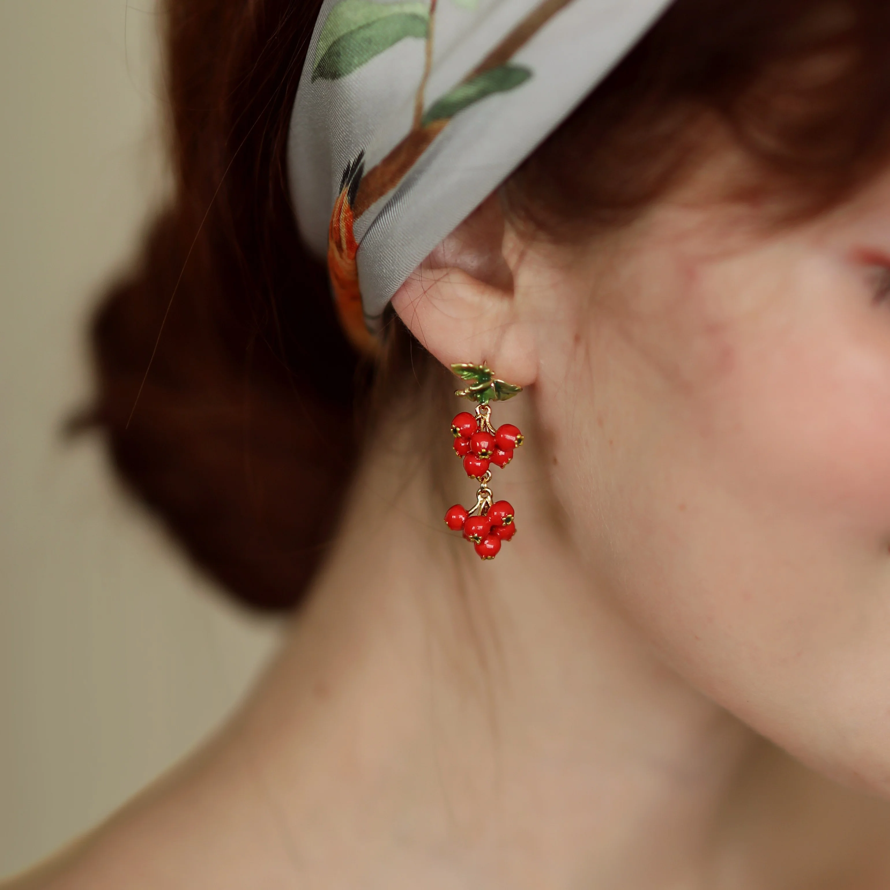 Cranberry Earrings - Image 3