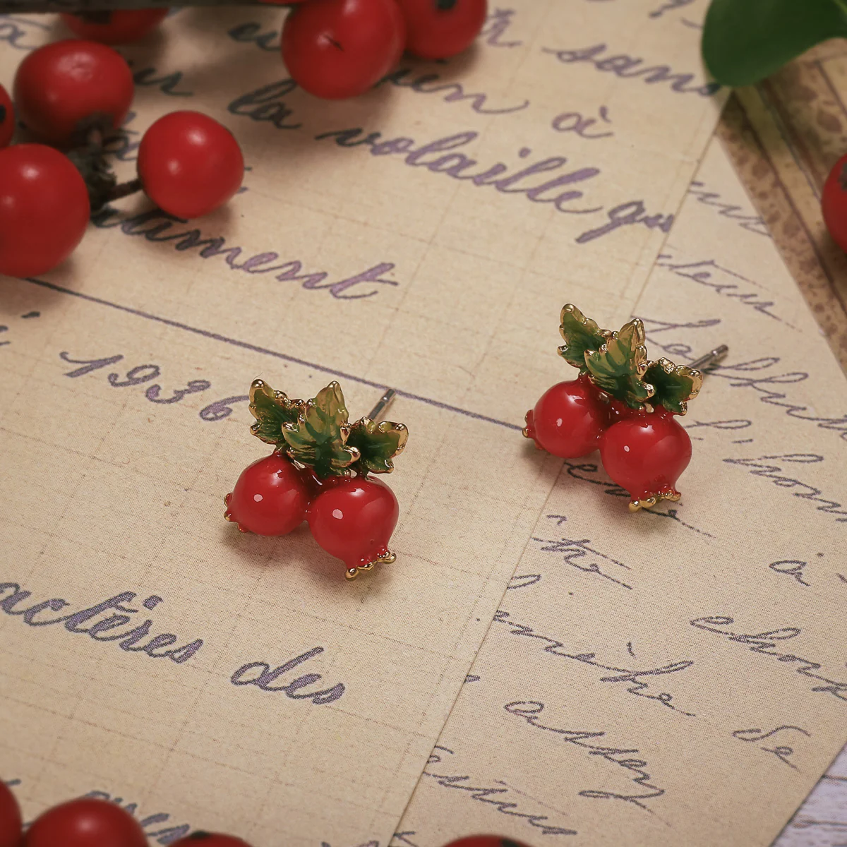 Cranberry Earrings - Image 4