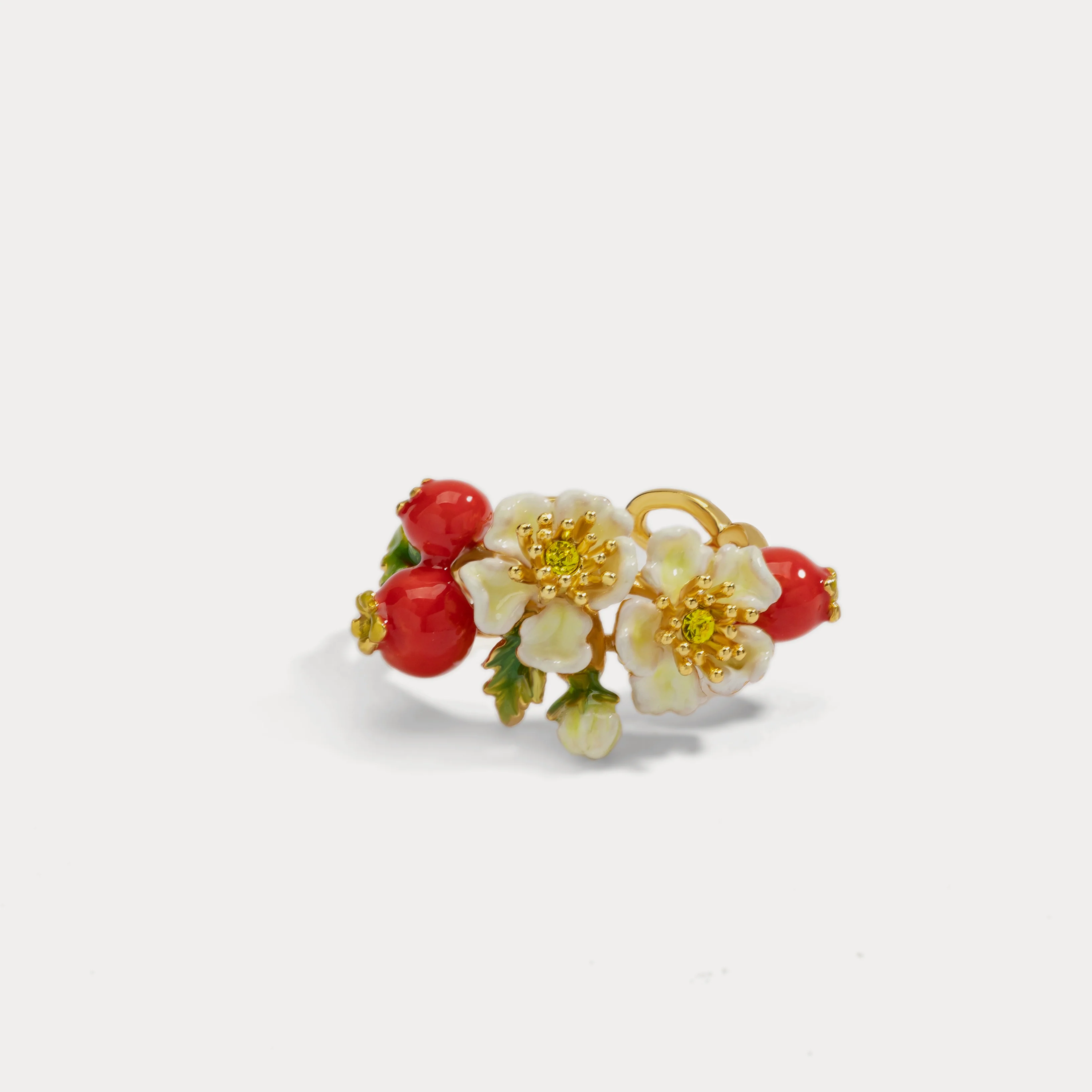 Cranberry Flowers Ring - Image 10