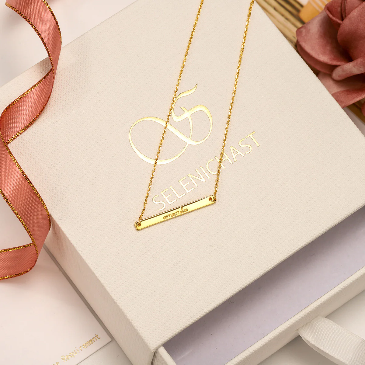 Custom Name Tag Chain Necklace - Image 5