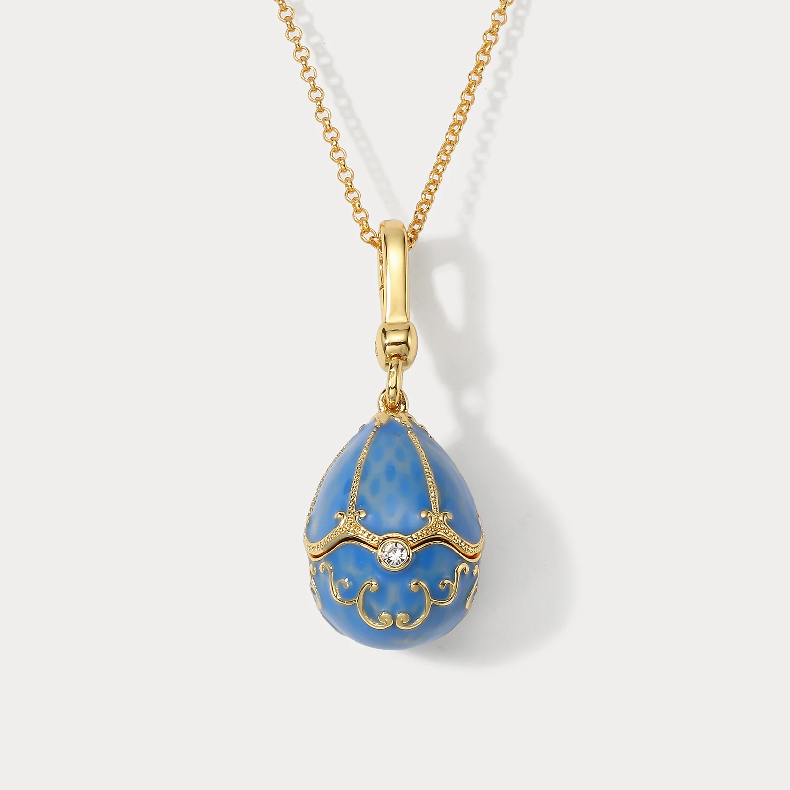 Dolphin Egg Locket Necklace - Image 13