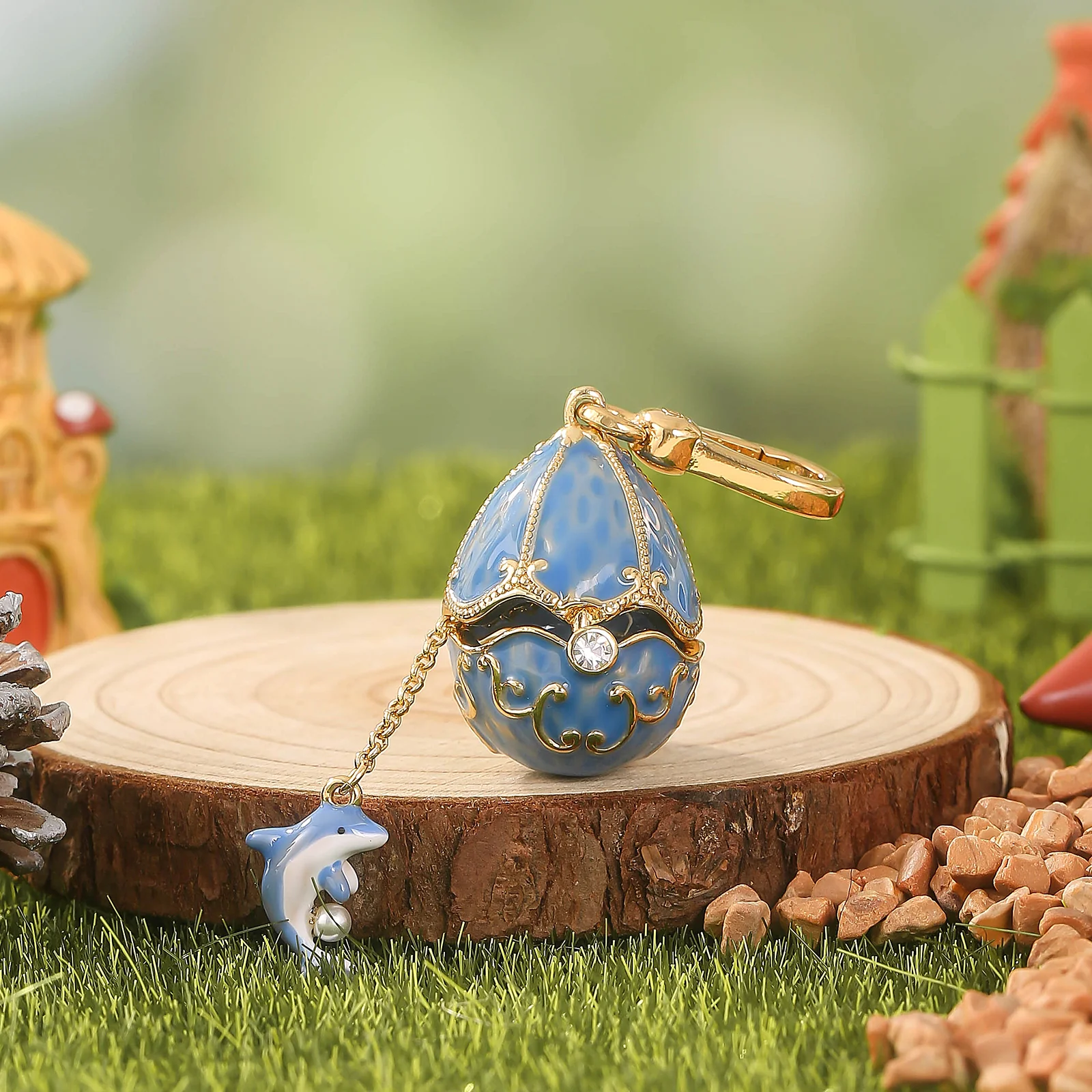 Dolphin Egg Locket Necklace - Image 16