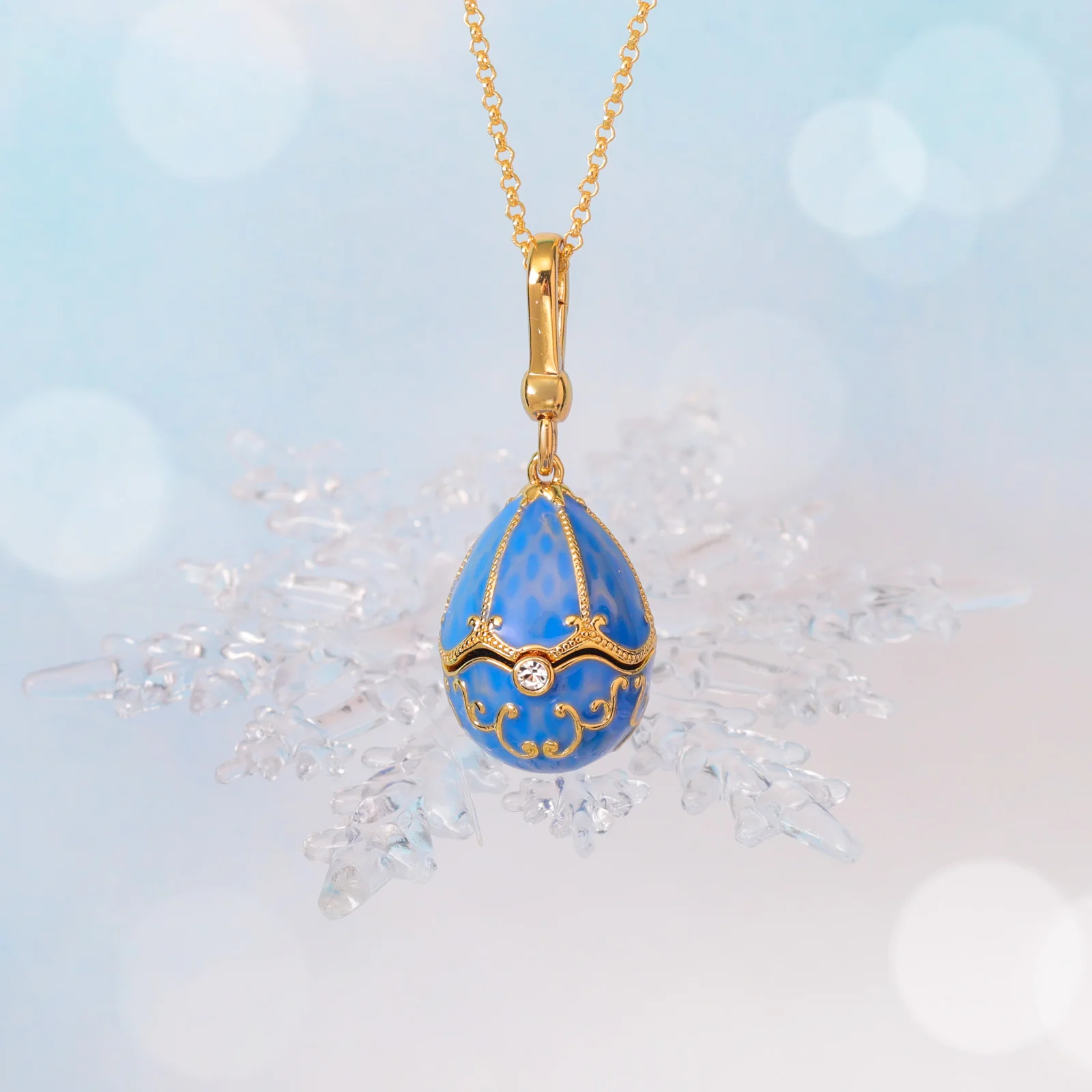 Dolphin Egg Locket Necklace - Image 6