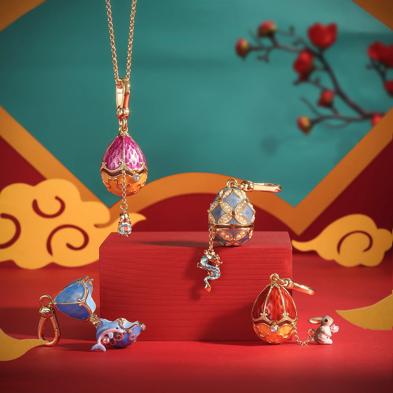 Dolphin Egg Locket Necklace - Image 8