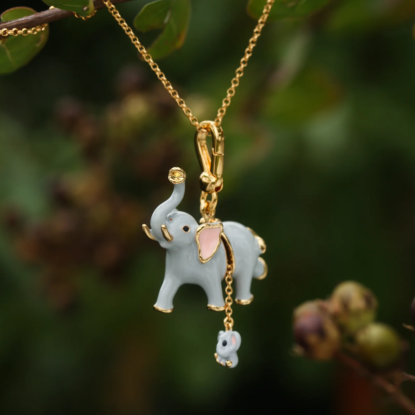 Elephant Locket Necklace - Image 6
