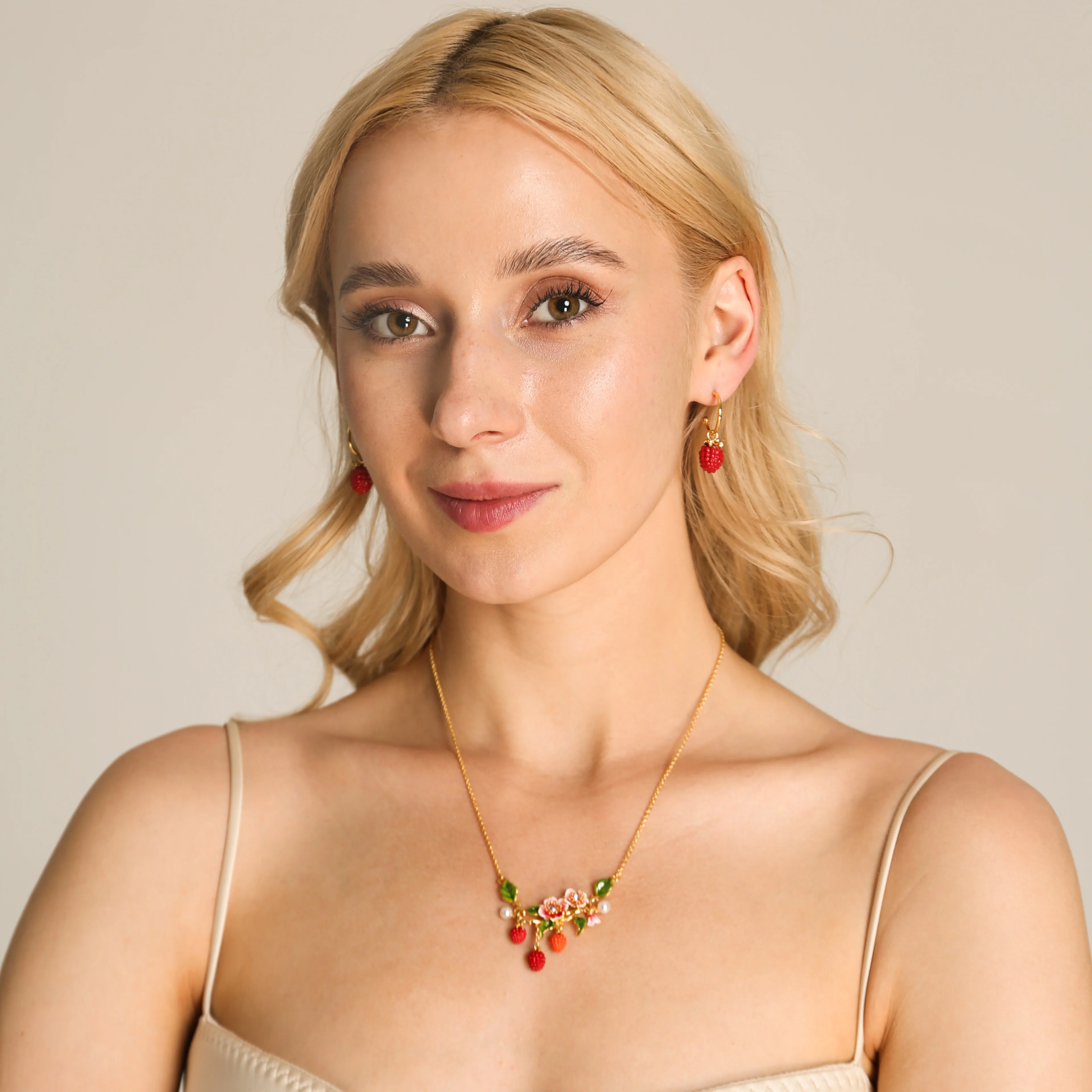 Raspberry Earrings - Image 3