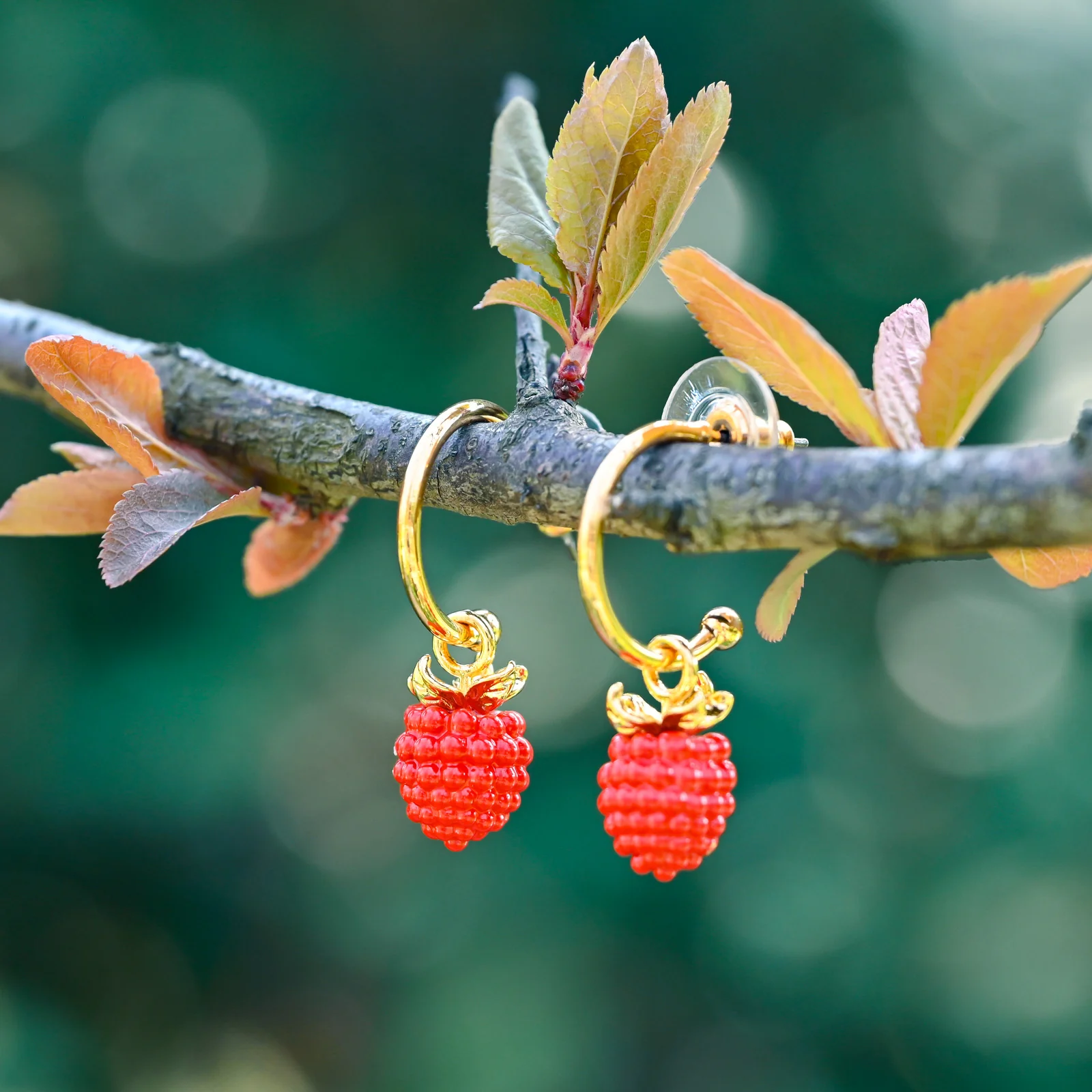 Raspberry Earrings - Image 5