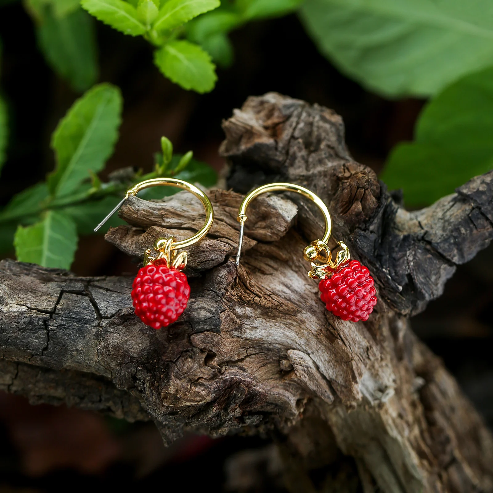 Raspberry Earrings - Image 6