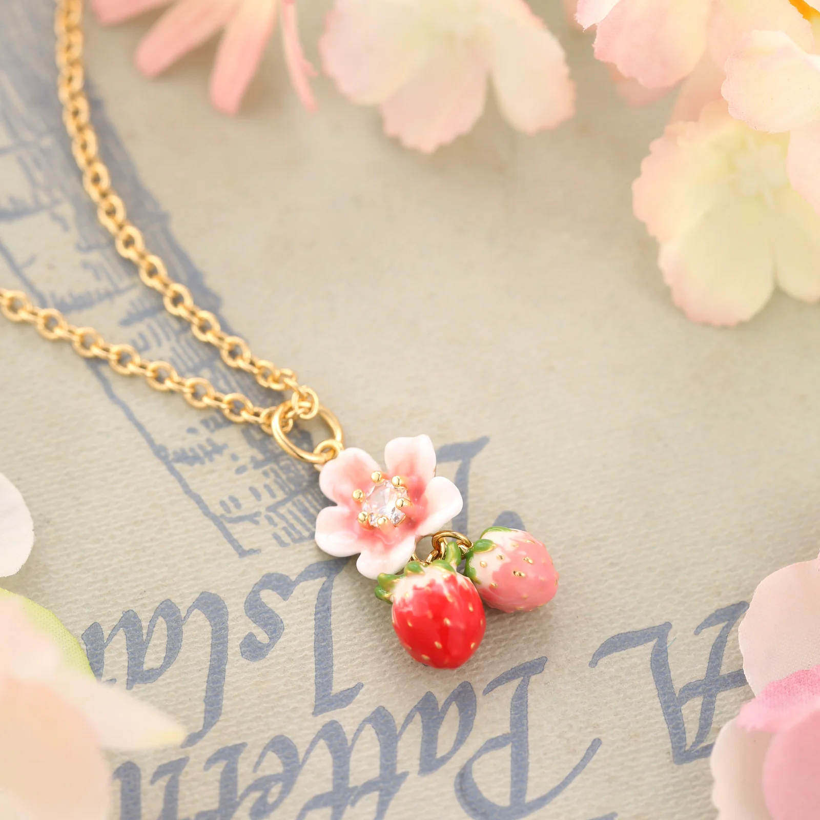 Strawberry Blossom Necklace - Image 10