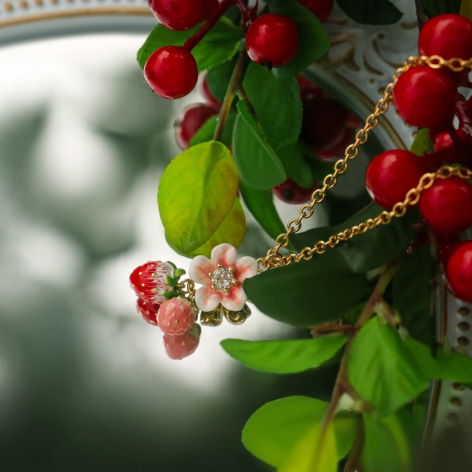 Strawberry Blossom Necklace - Image 11