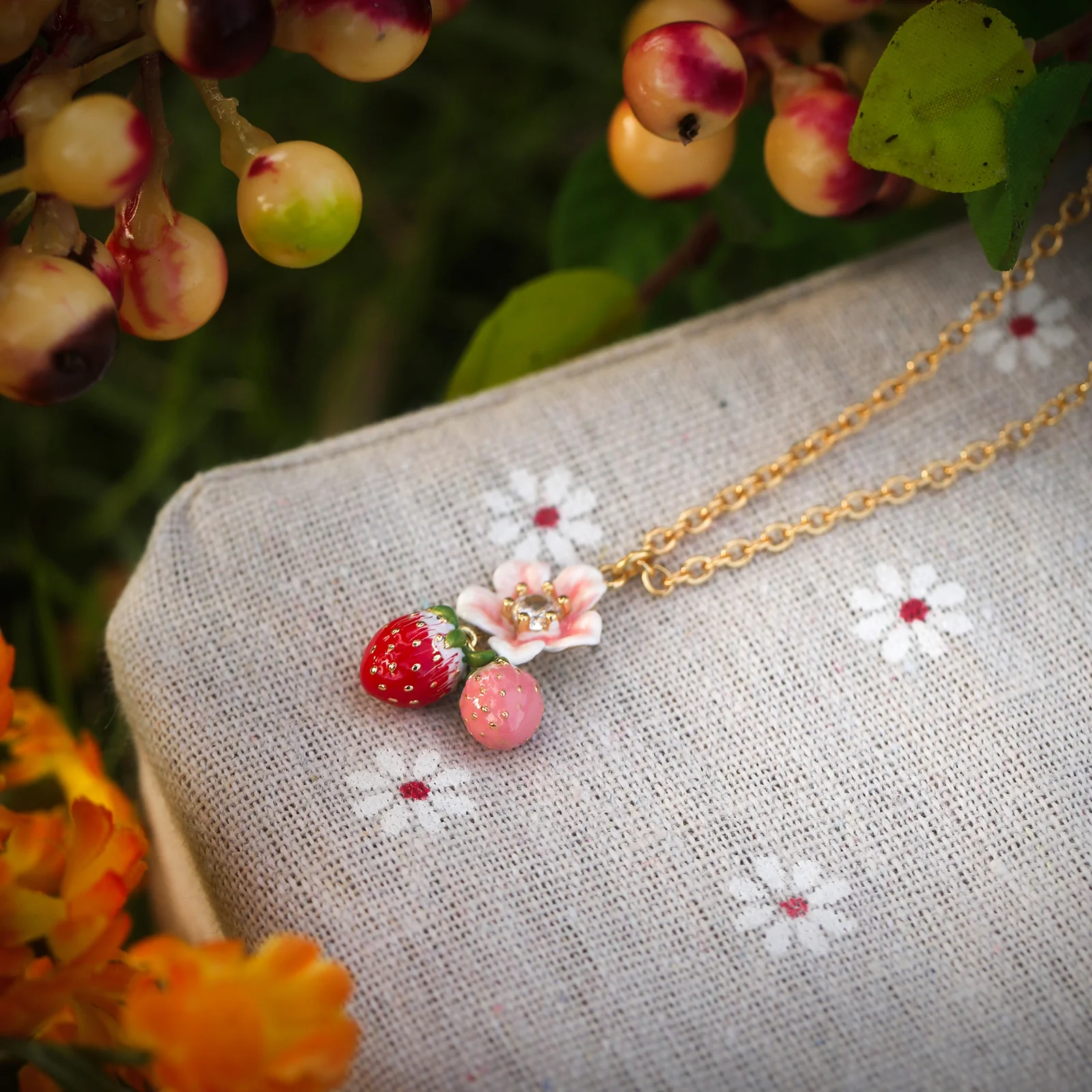 Strawberry Blossom Necklace - Image 12