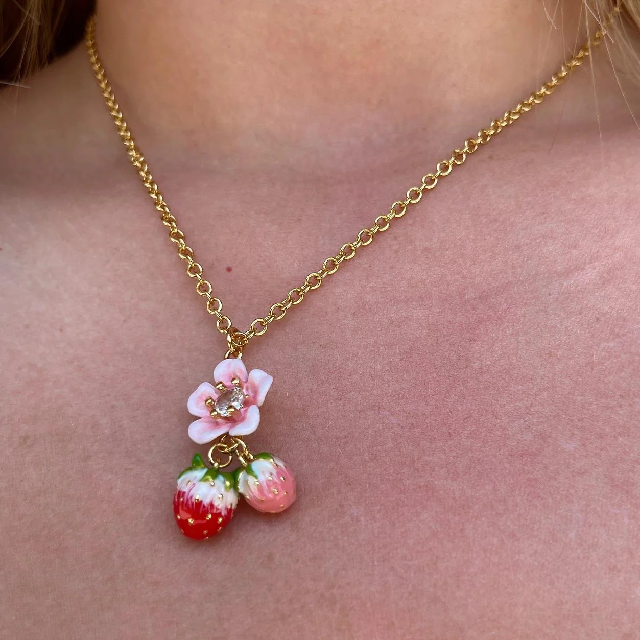 Strawberry Blossom Necklace - Image 15
