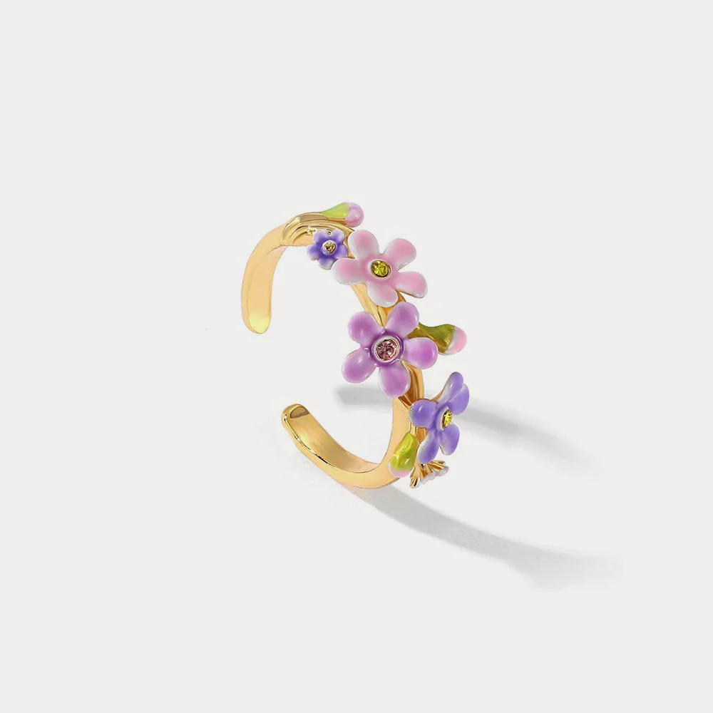 Forget-Me-Not Flowers Ring - Image 4