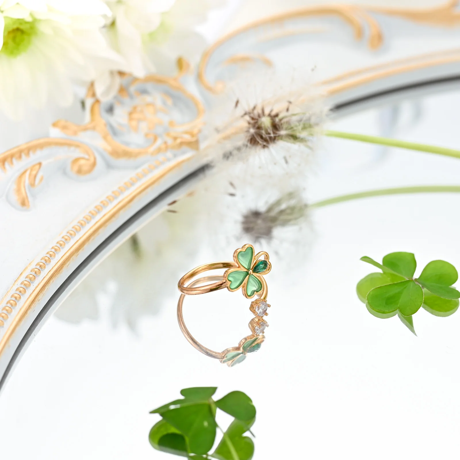 Four Leaf Clover Ring - Image 5