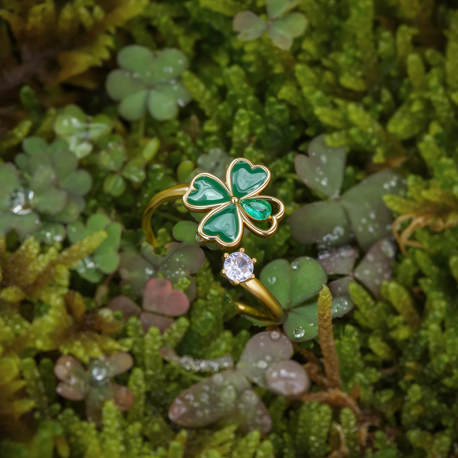 Four Leaf Clover Ring - Image 8