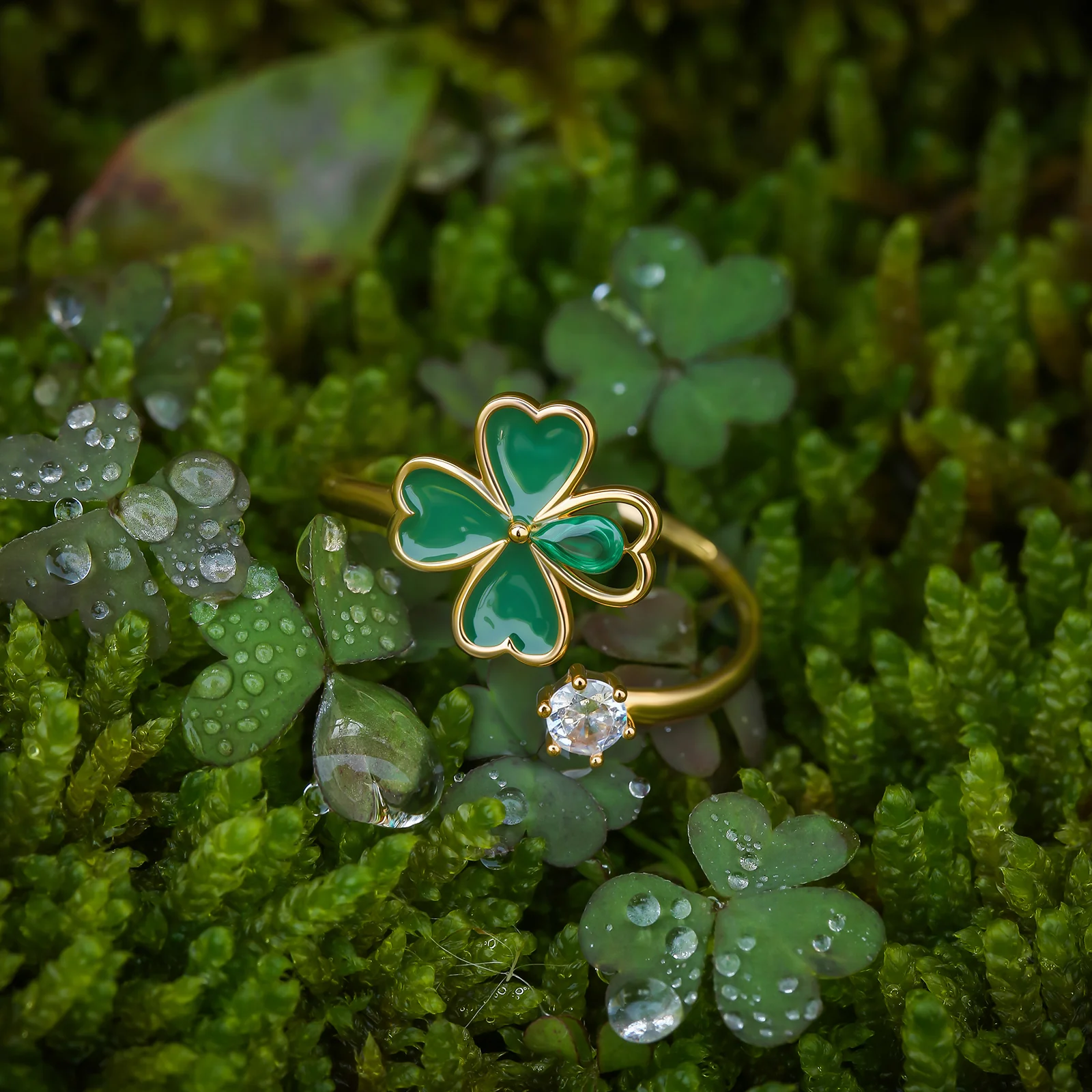 Four Leaf Clover Ring - Image 9
