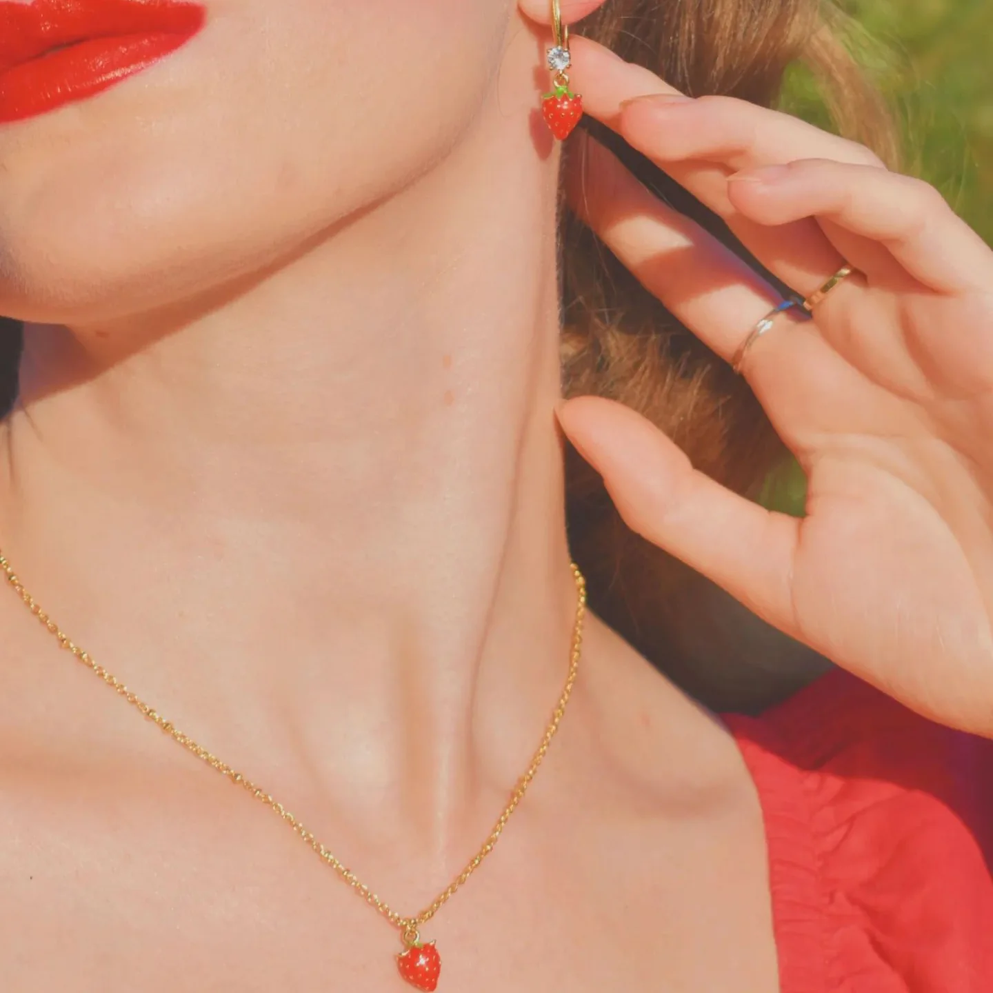 Fruit Enamel Necklace - Image 4