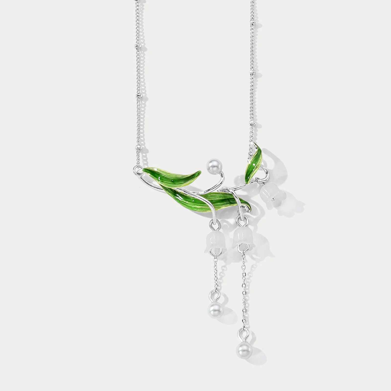 Lily of the Valley Drop Necklace - Image 4