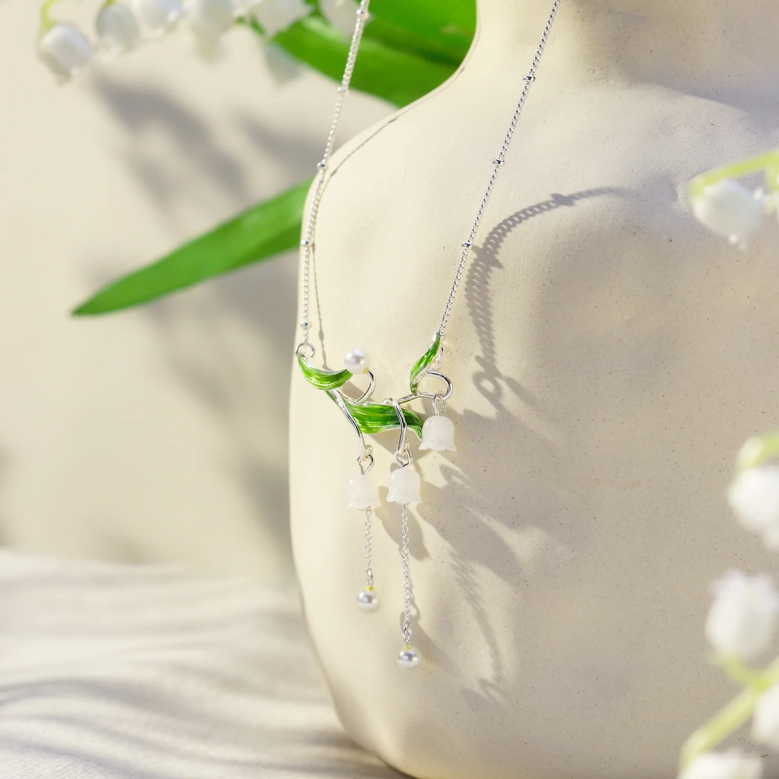 Lily of the Valley Drop Necklace - Image 7
