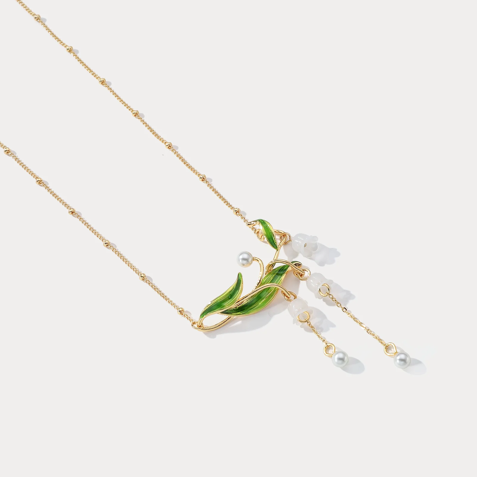 Lily of the Valley Drop Necklace - Image 9