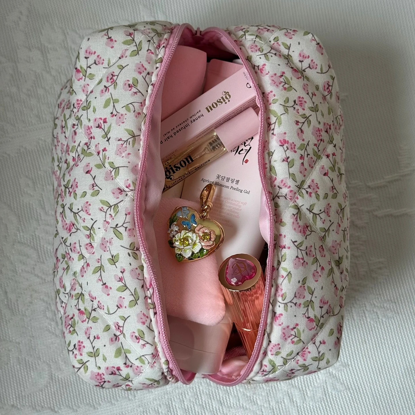 Flower Heart Shaped Locket Necklace - Image 26