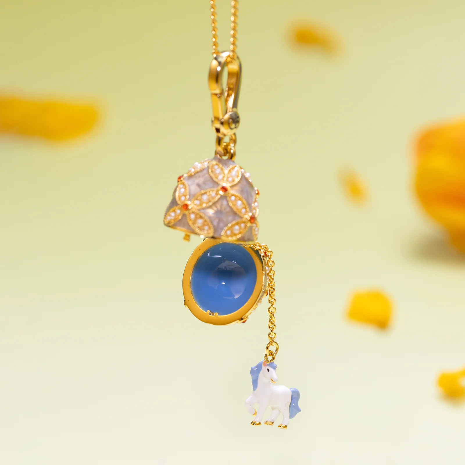 Horse Egg Locket Necklace - Image 10