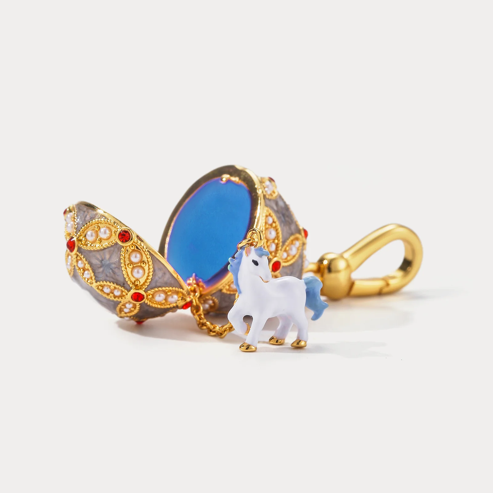 Horse Egg Locket Necklace - Image 7