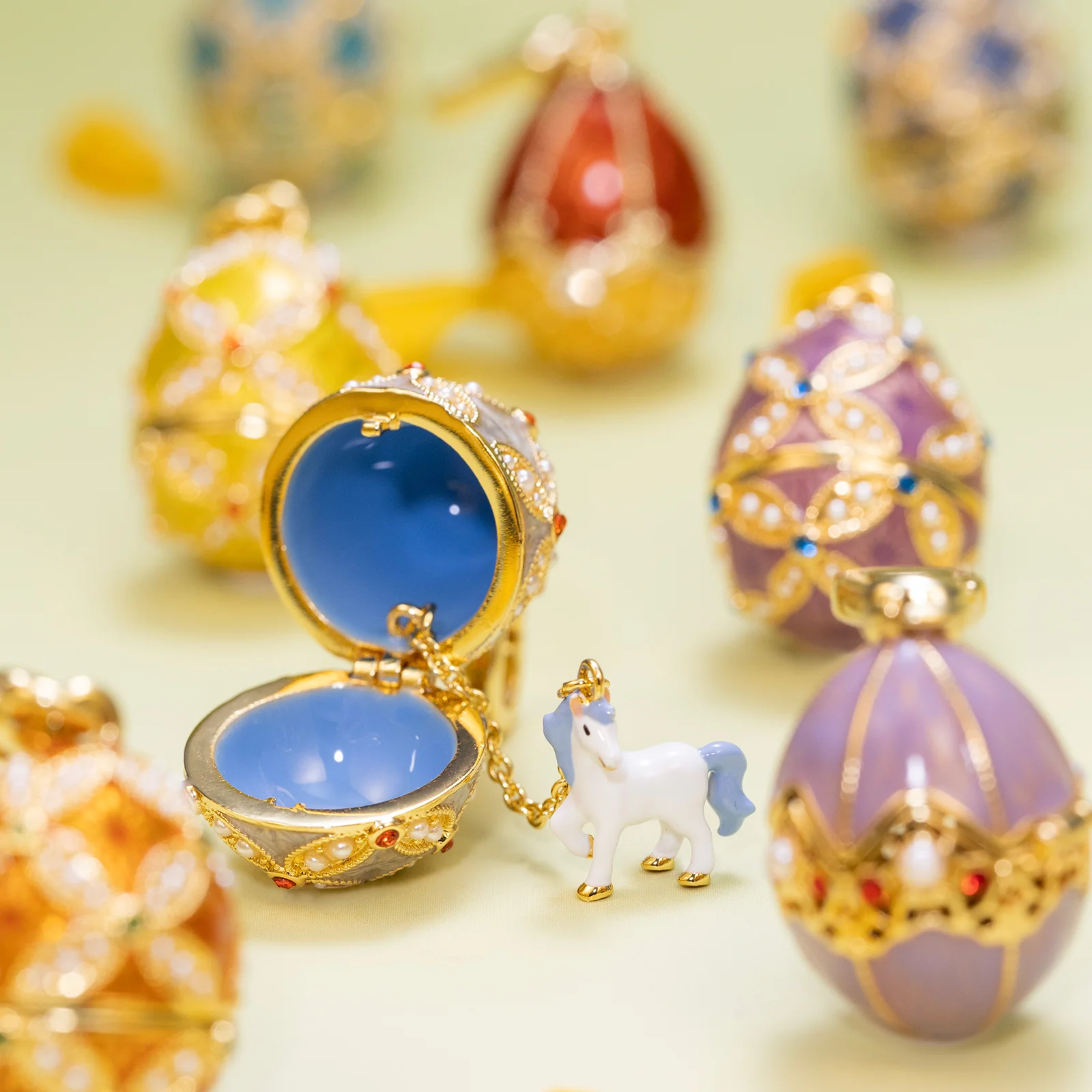 Horse Egg Locket Necklace - Image 8