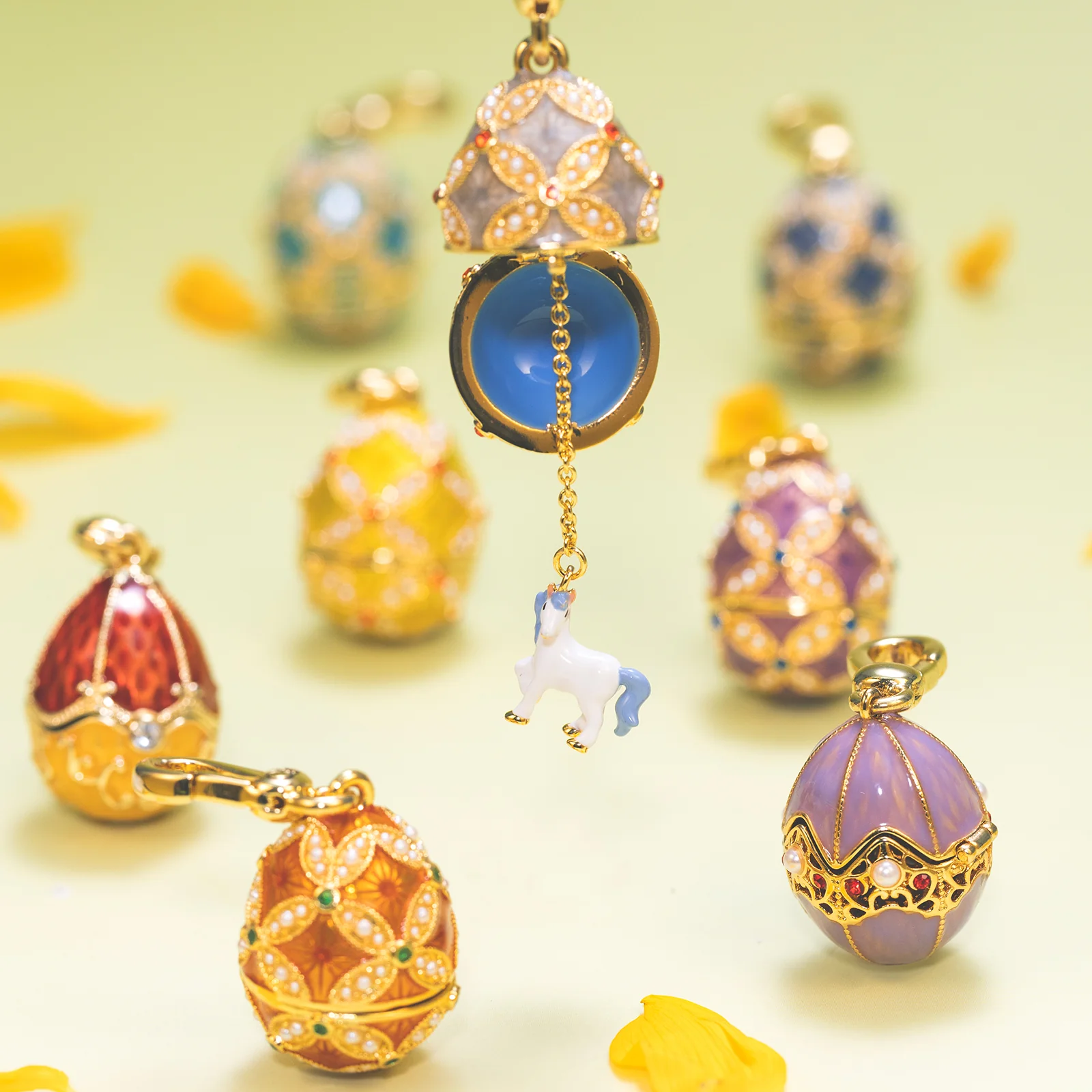 Horse Egg Locket Necklace - Image 9