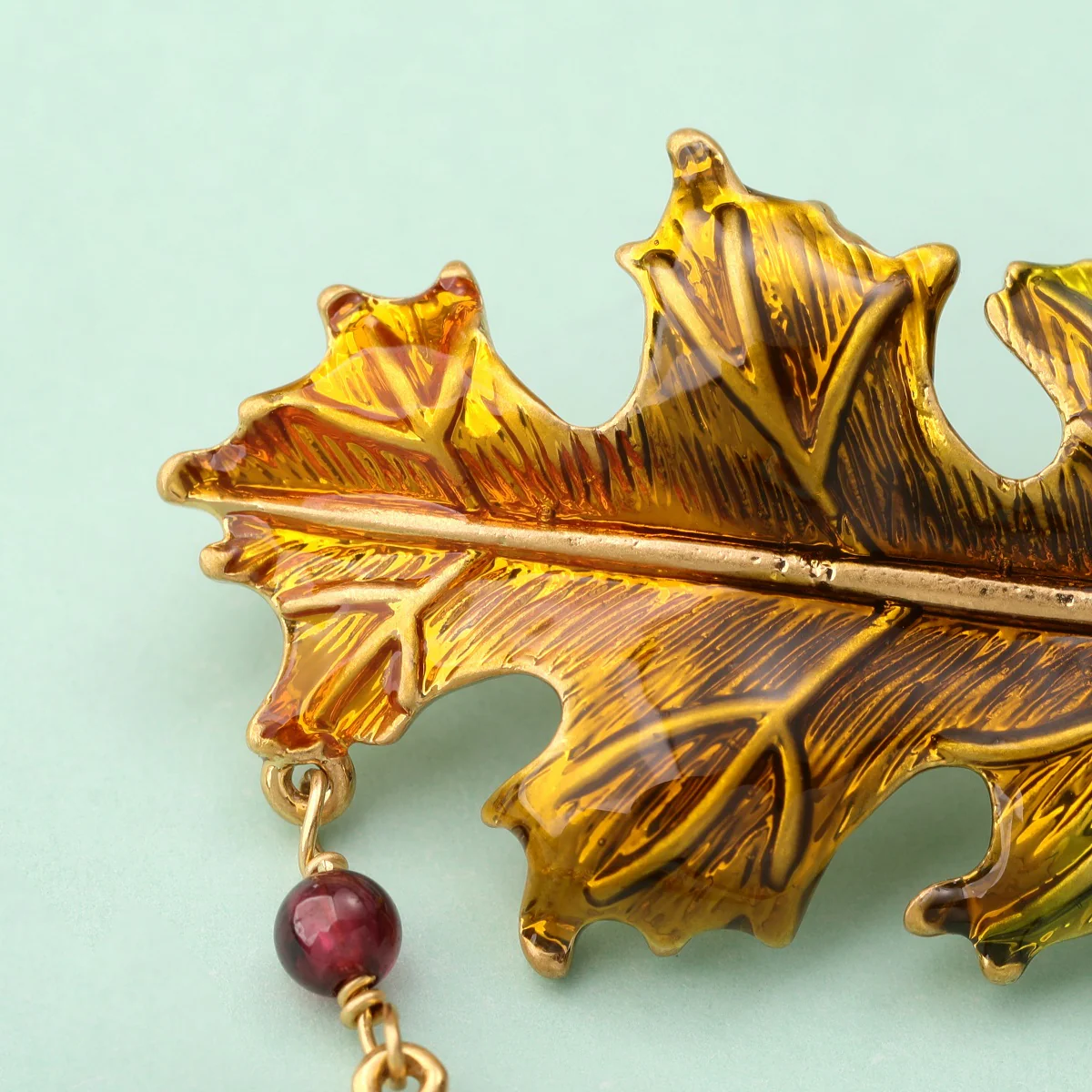 Ladybug Leaf Brooch - Image 22