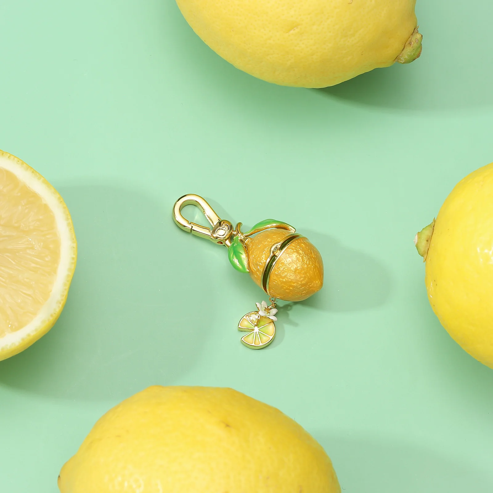 Lemon Locket Pendant Necklace - Image 23