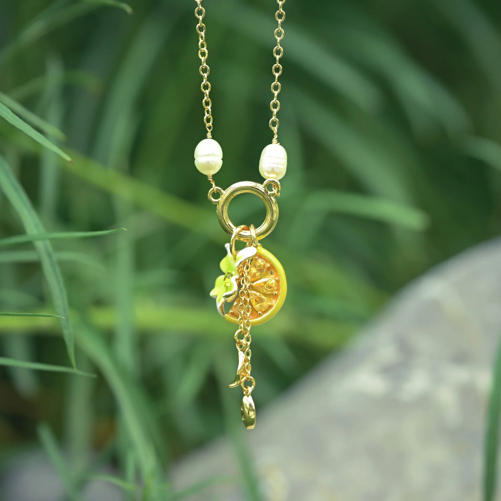 Lemon Flower Necklace - Image 10
