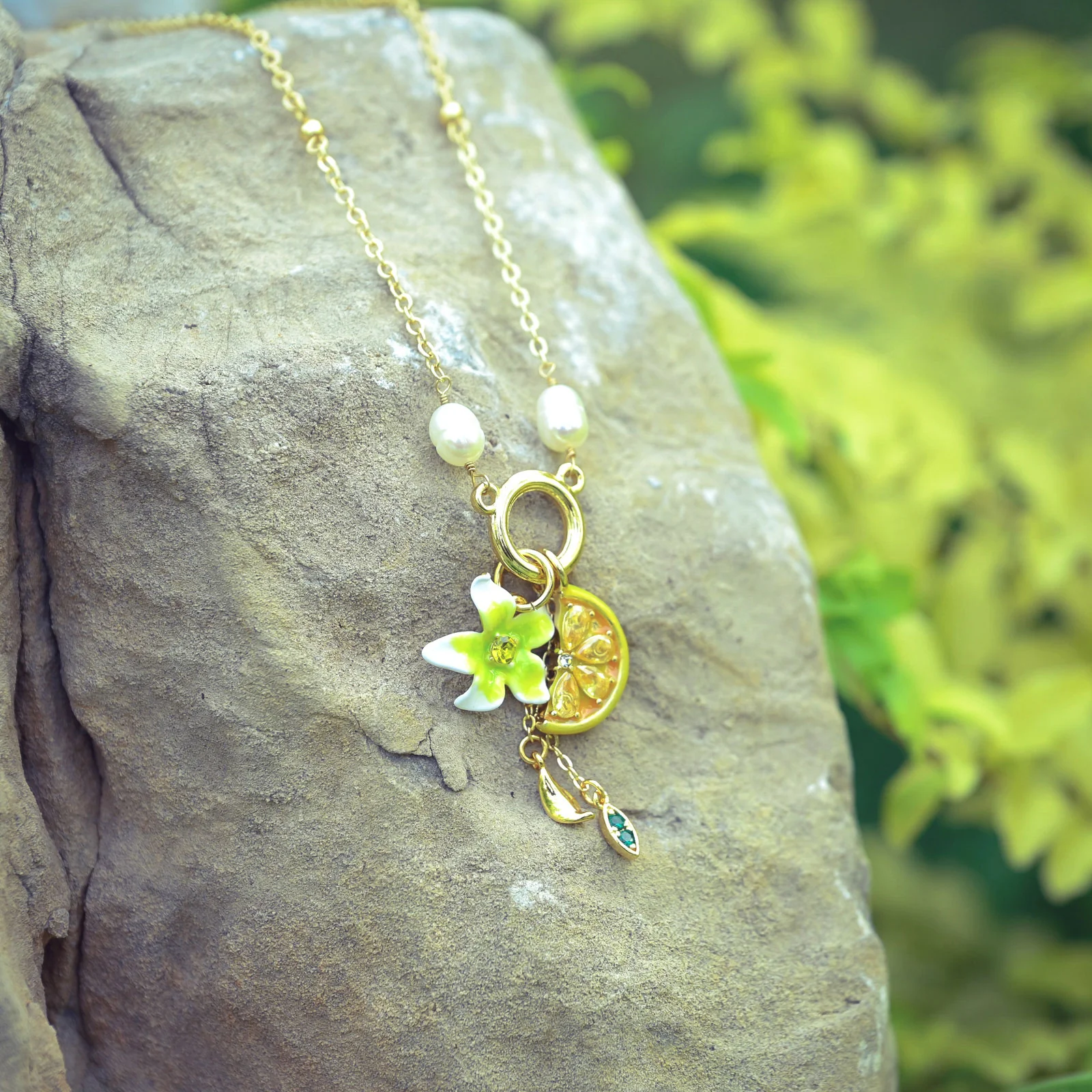 Lemon Flower Necklace - Image 12