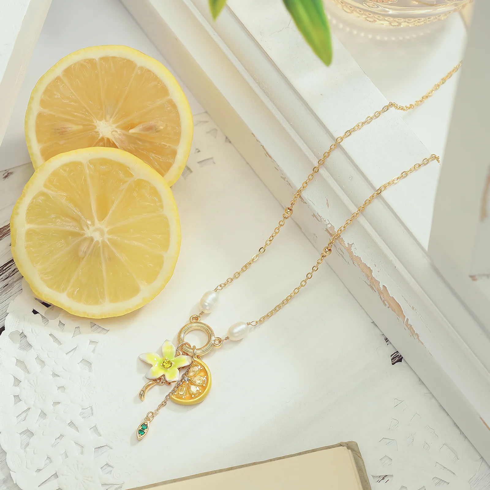 Lemon Flower Necklace - Image 14