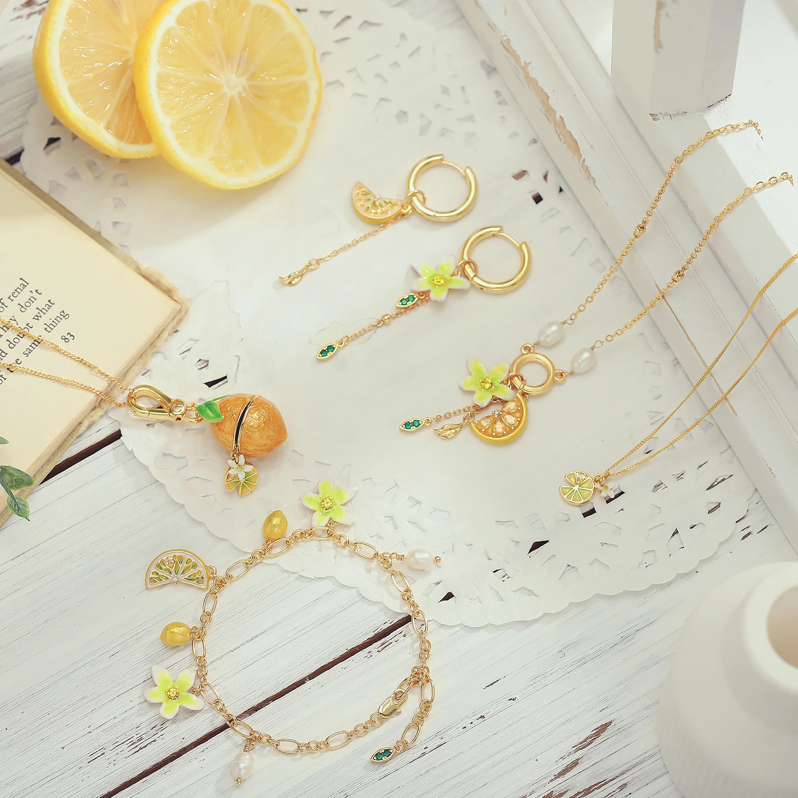 Lemon Flower Necklace - Image 15